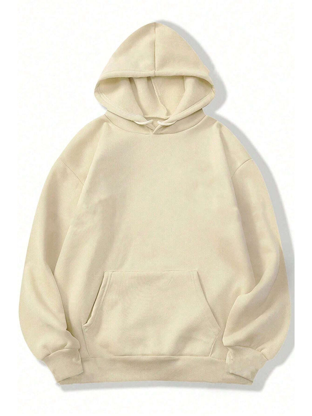 Bej Kiraz 7 Baskılı Oversize Sweatshirt-1