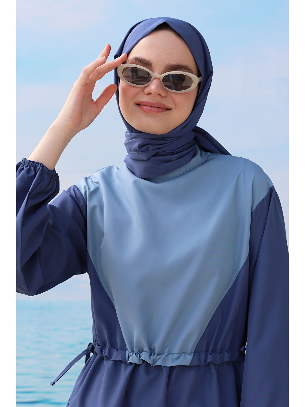 Garnili Yüzme Takımı Jean Mavi-2