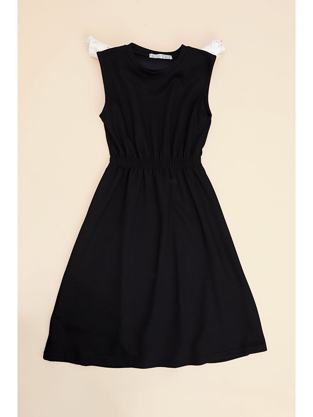 Siyah Çift Cepli Ceketli Modal Kız Çocuk 2 Li Takım-3