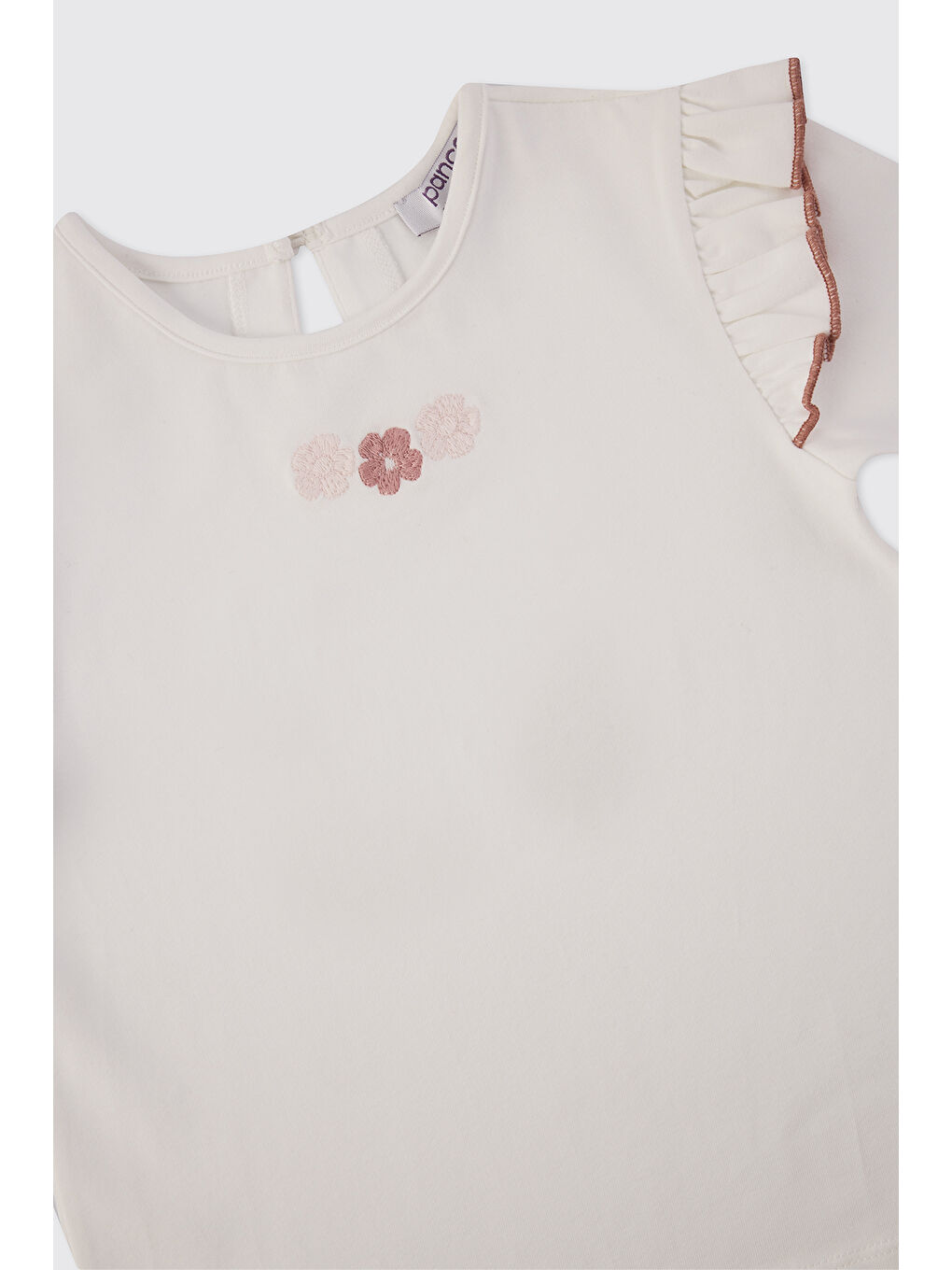 Kız Bebek Kısa Kolu Pembe Tişört-2