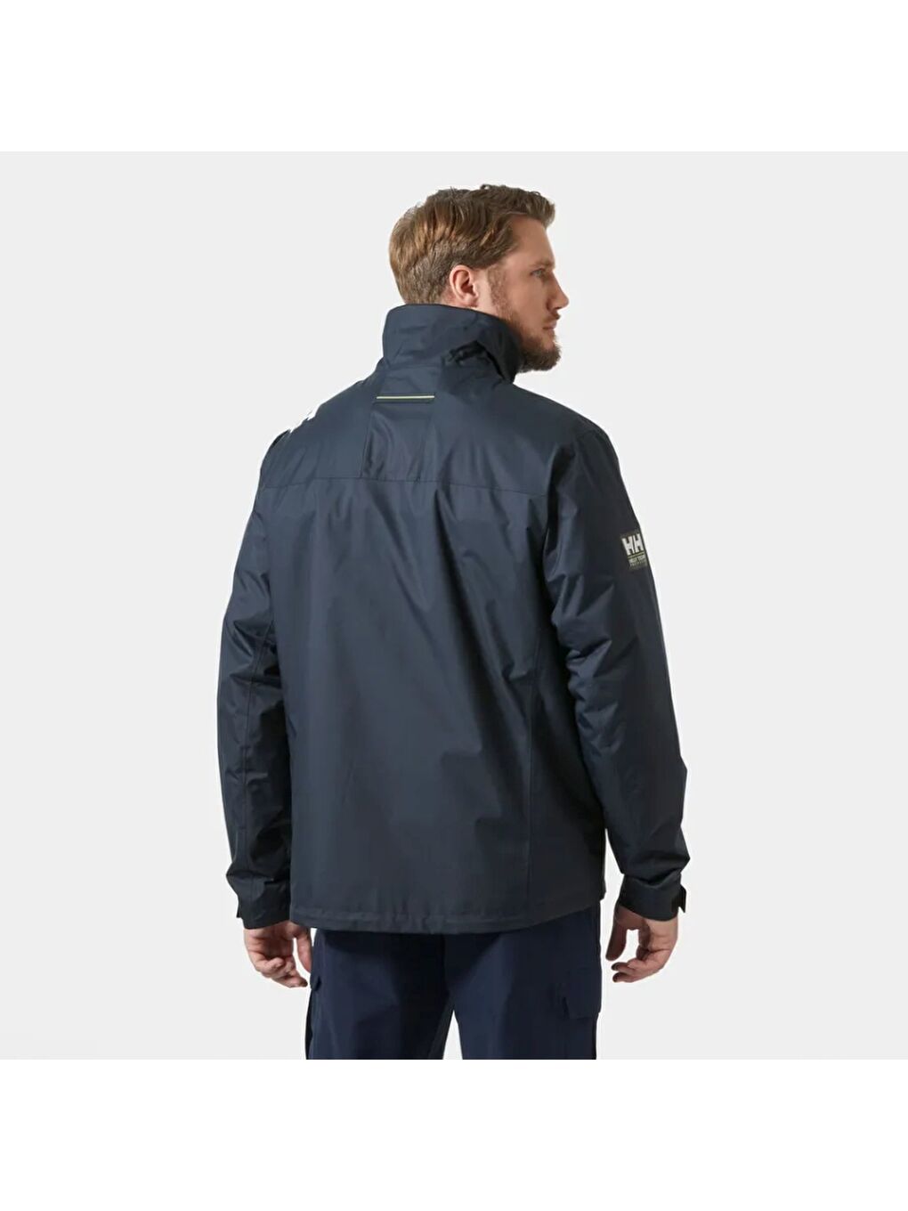 Lacivert Crew Hooded Pile Jacket Erkek Mont HHA.34526.HHA.597-1