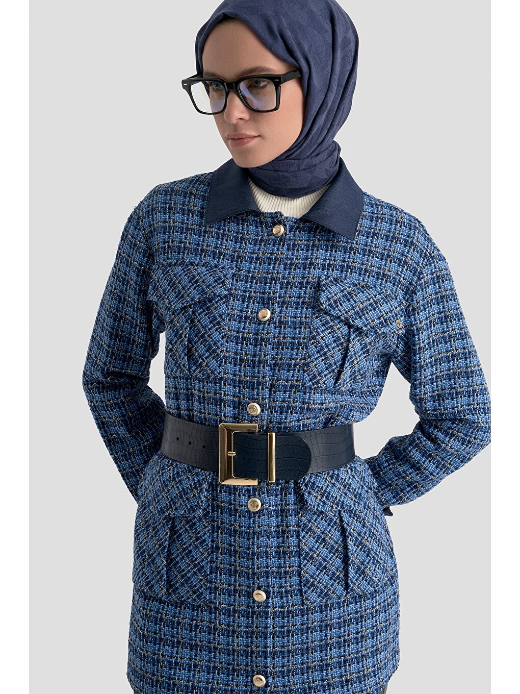 Trend Tunik 25Kt404 İndigo