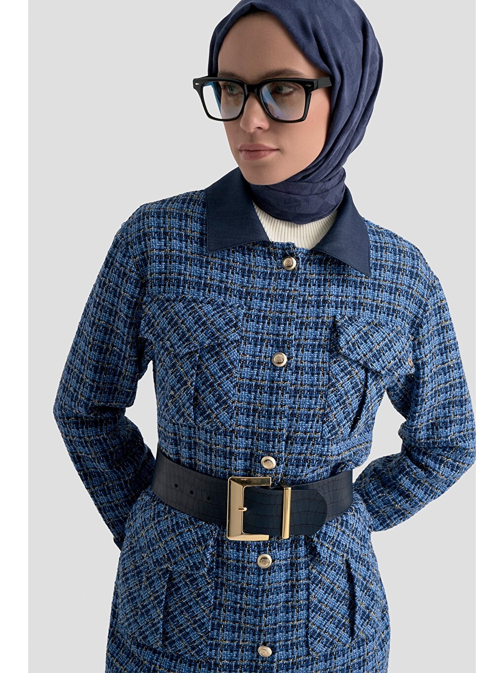 Trend Tunik 25Kt404 İndigo-1