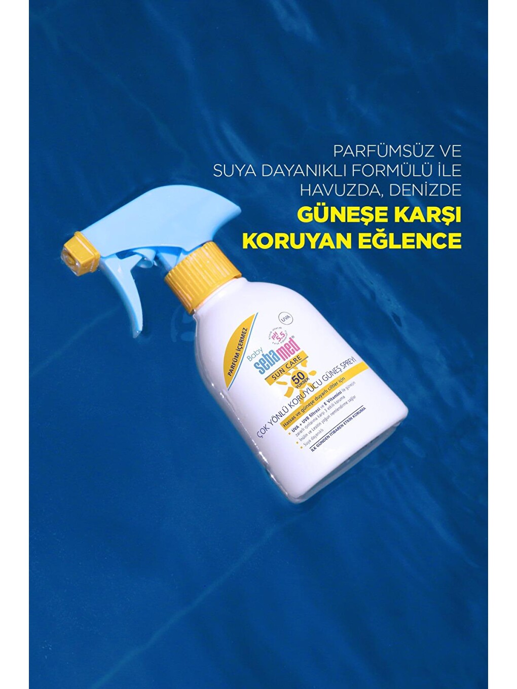Baby Güneş Sprey SPF 50+ 200 ML (Parfümsüz)-5