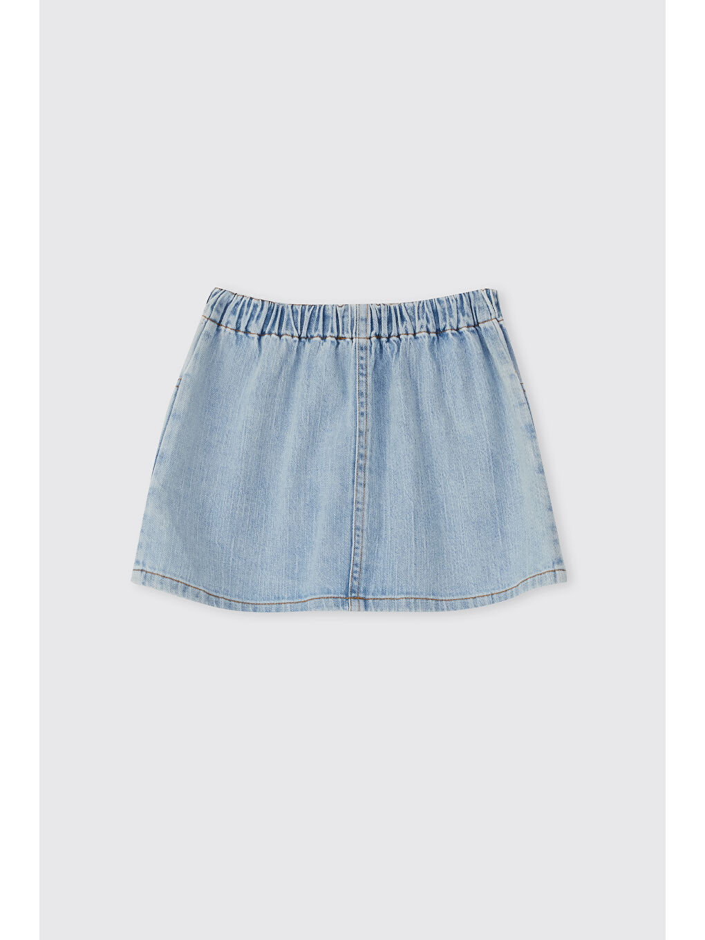 Kız Bebek Mavi Jean Etek-1
