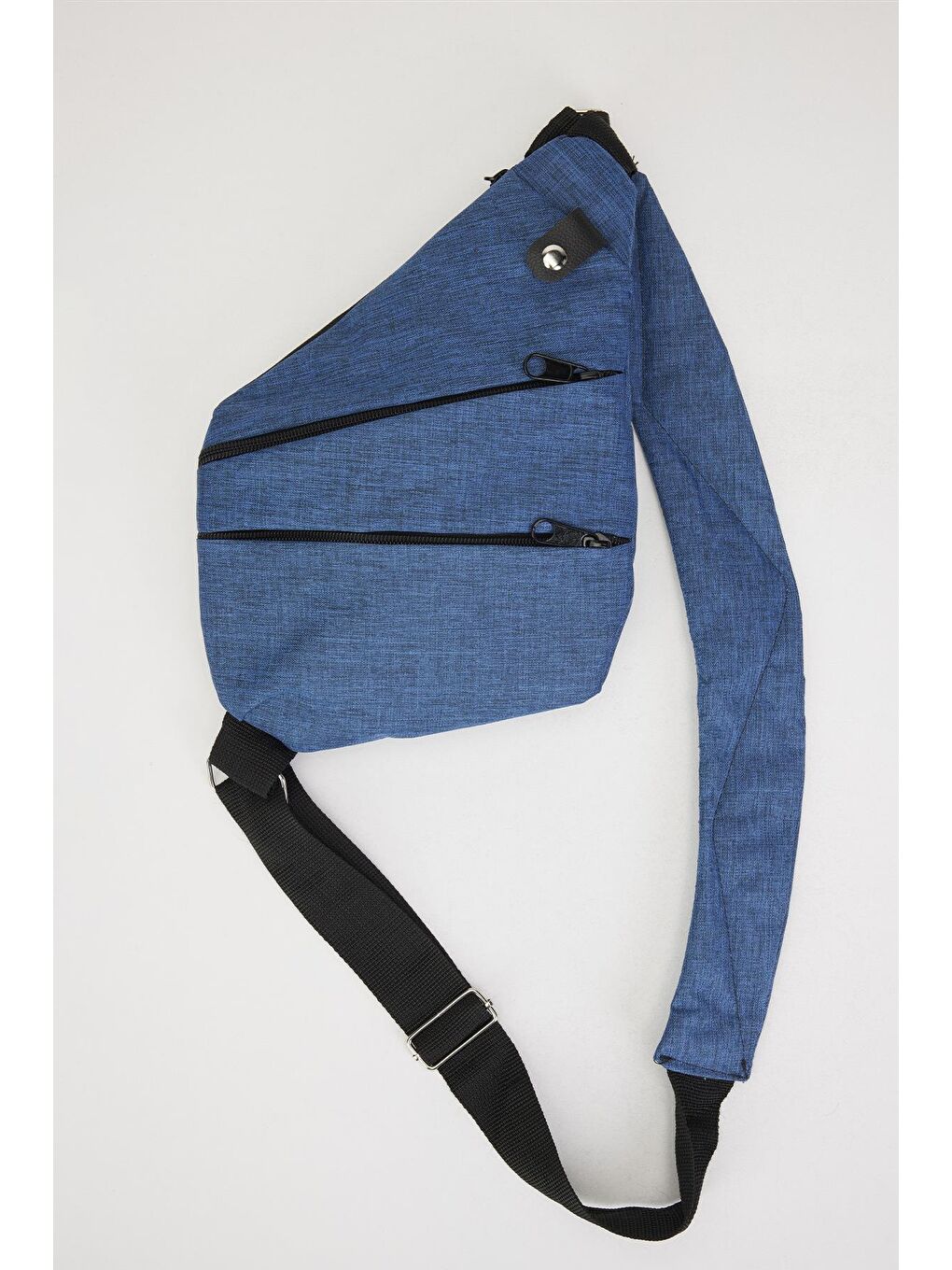 Unisex Ayarlanabilir Çapraz Askılı Lacivert Omuz Çantası
