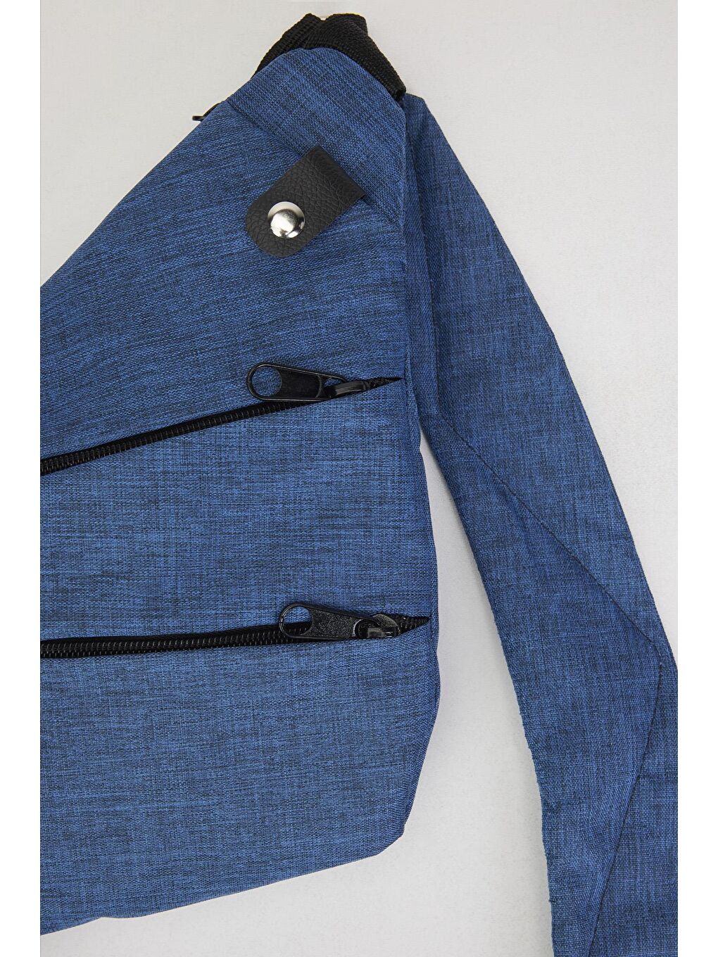 Unisex Ayarlanabilir Çapraz Askılı Lacivert Omuz Çantası-1