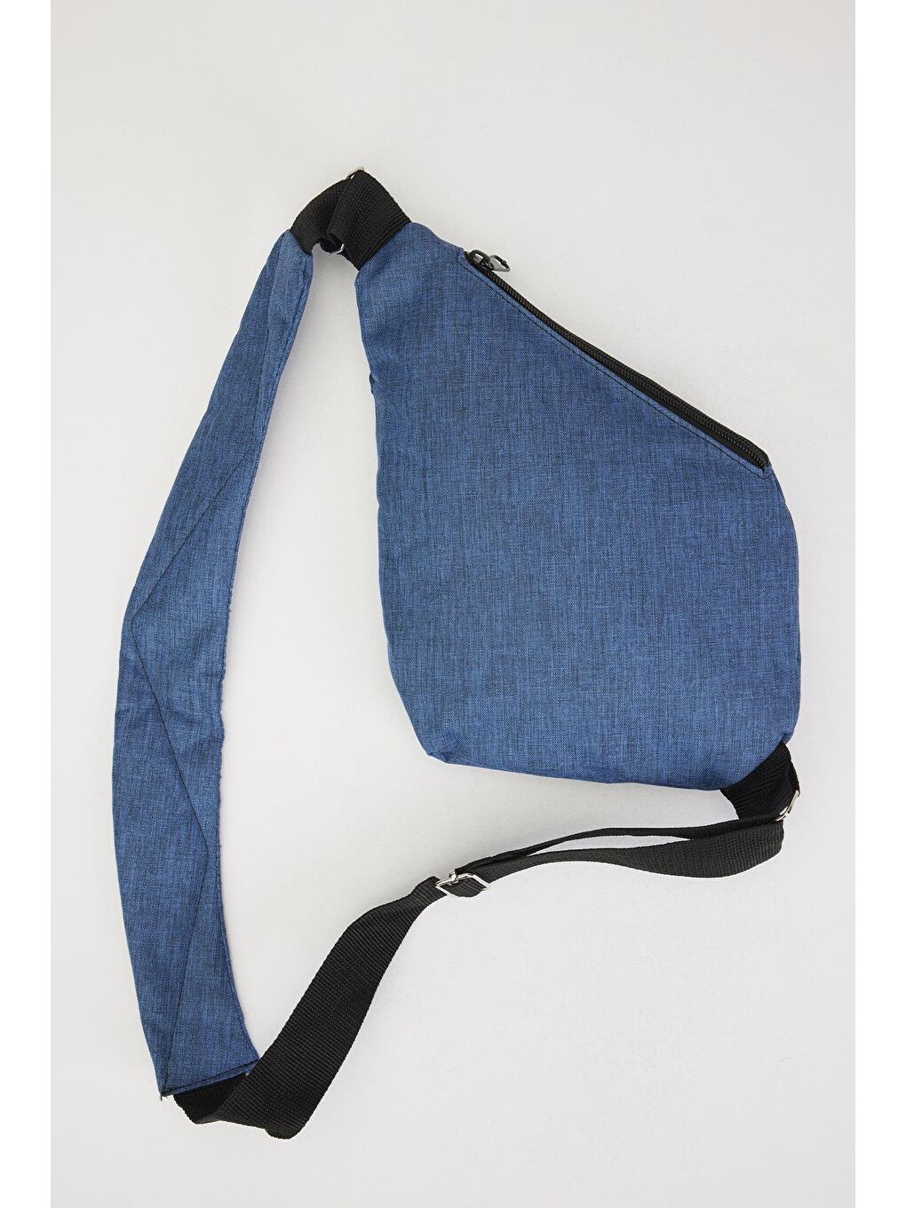 Unisex Ayarlanabilir Çapraz Askılı Lacivert Omuz Çantası-2