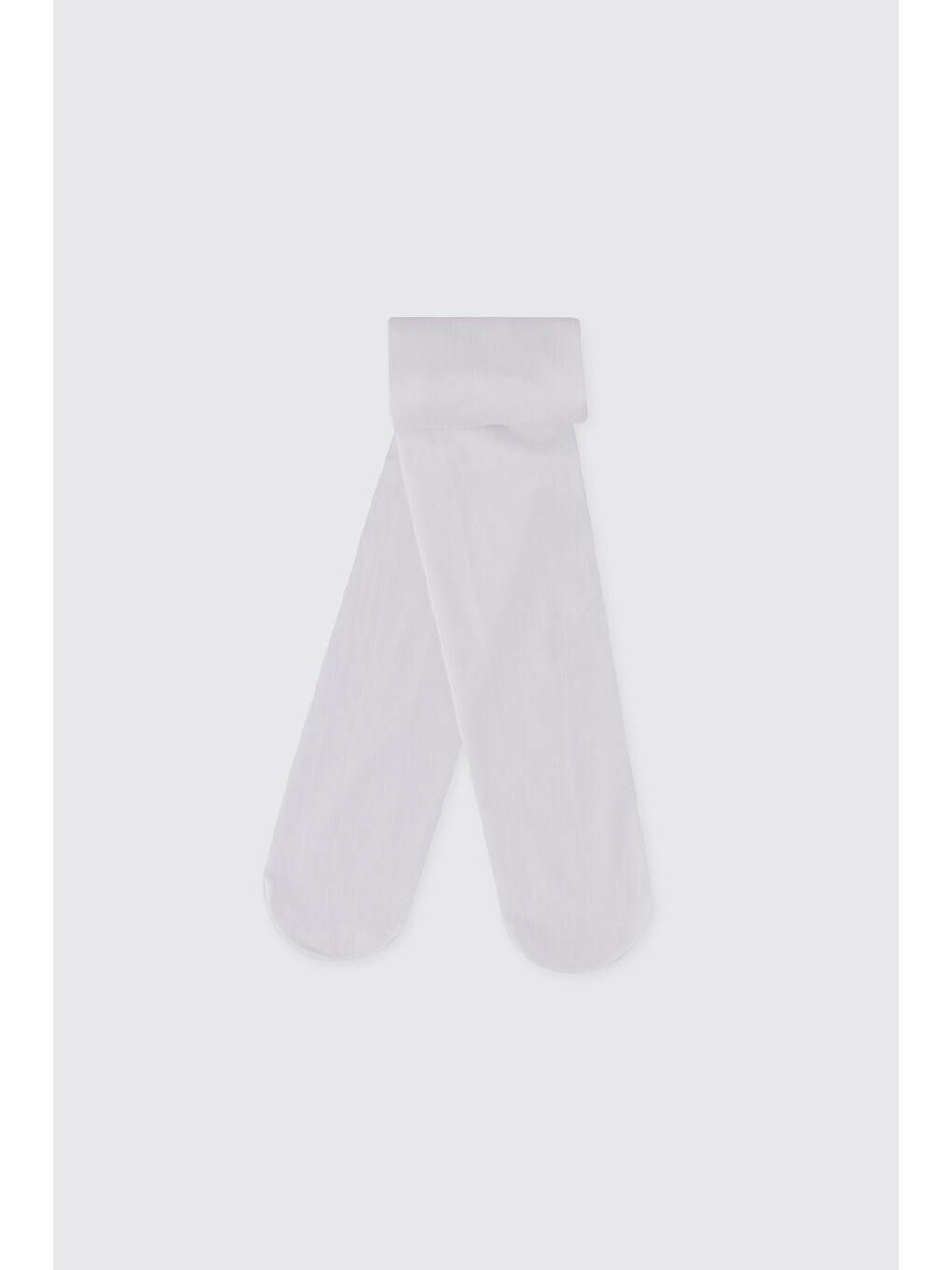 Kız Bebek Mikro Beyaz Külotlu Çorap