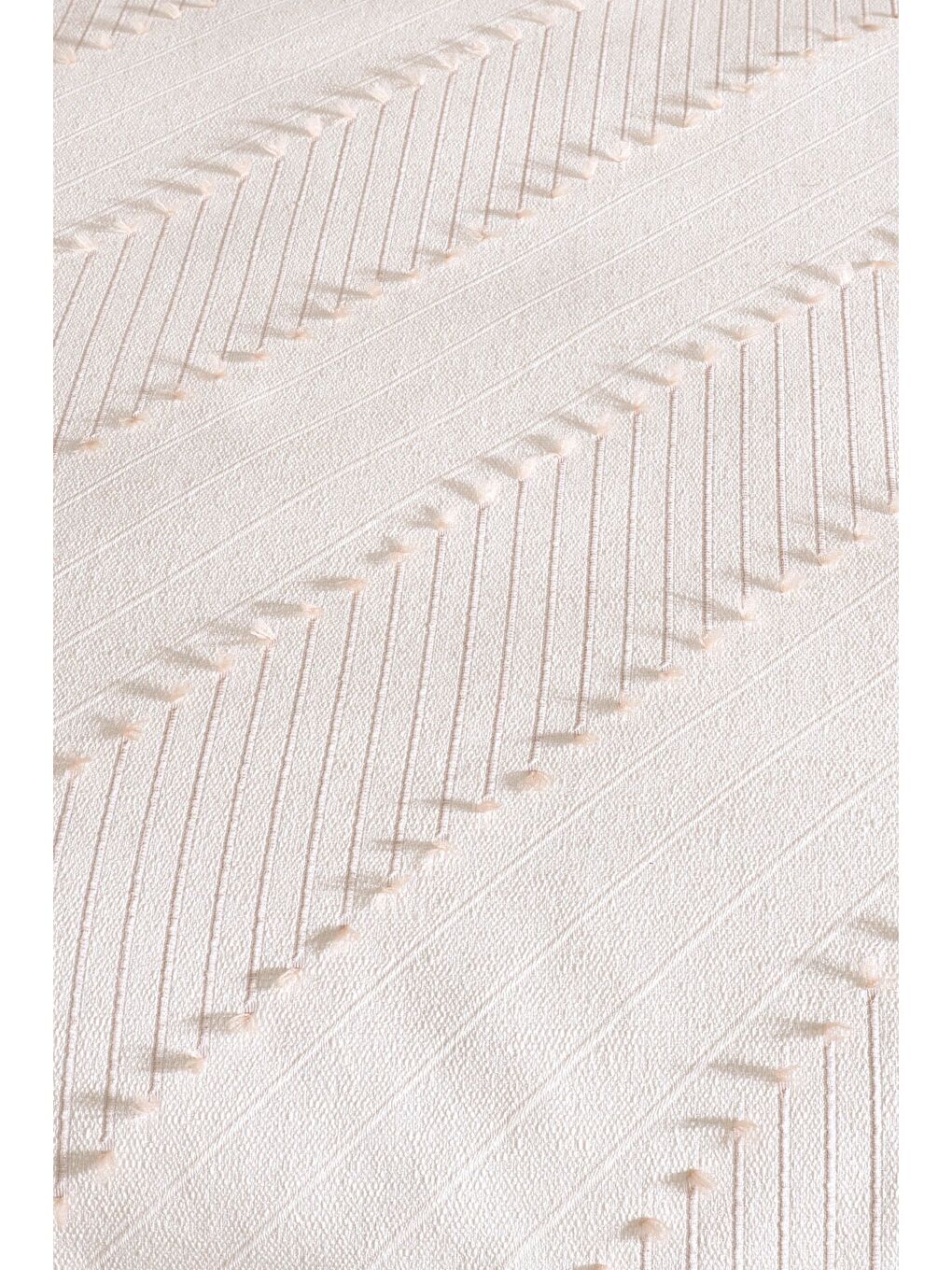 Ekru Karya Yatak Örtüsü Çift Kişilik (240x250 cm) Krem-4