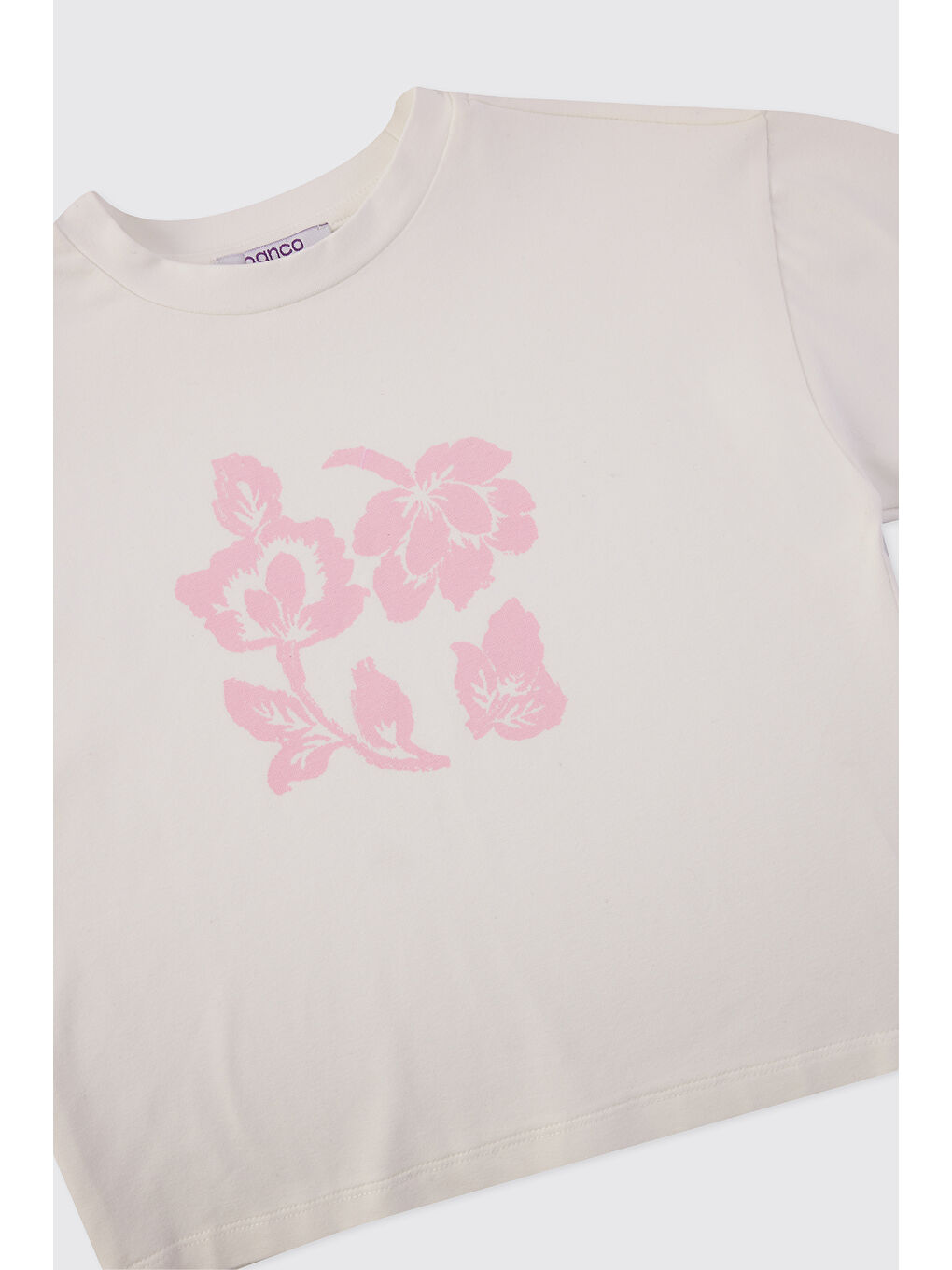 Kız Çocuk Uzun Kollu Beyaz Tişört-2