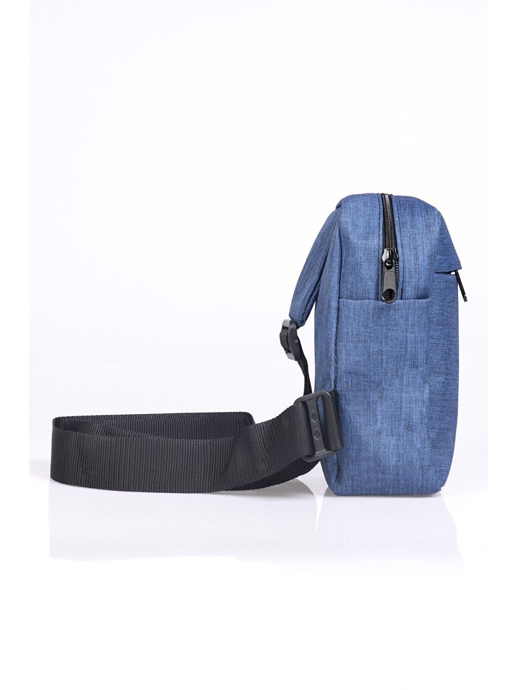 Unisex Ayarlanabilir Çapraz Askılı Lacivert Omuz Çantası-1