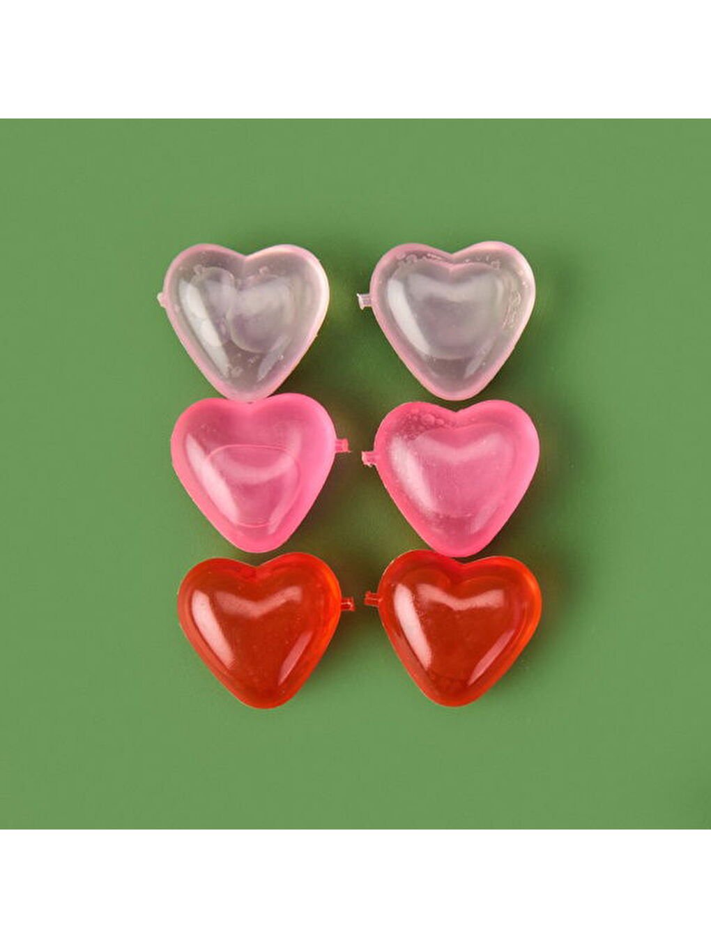 Renksiz Kalpli 6'lı Plastik Buz Küpü - Renkli