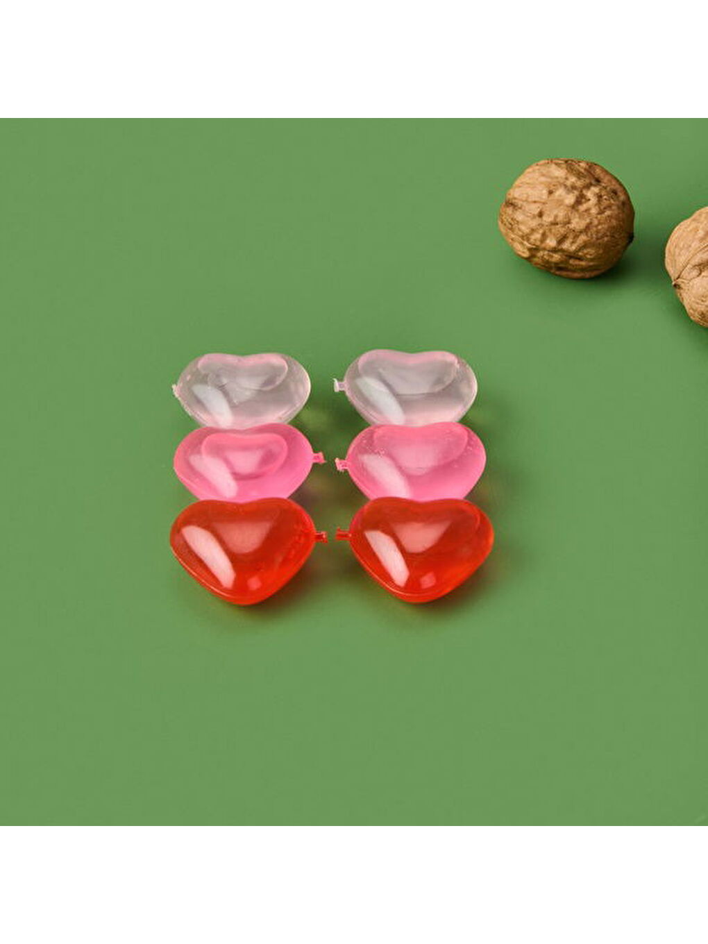 Renksiz Kalpli 6'lı Plastik Buz Küpü - Renkli-2