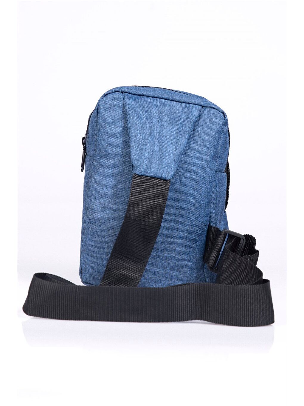 Unisex Ayarlanabilir Çapraz Askılı Lacivert Omuz Çantası-1