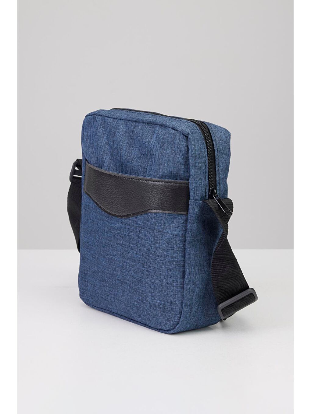Unisex Ayarlanabilir Çapraz Askılı Lacivert Omuz Çantası-1