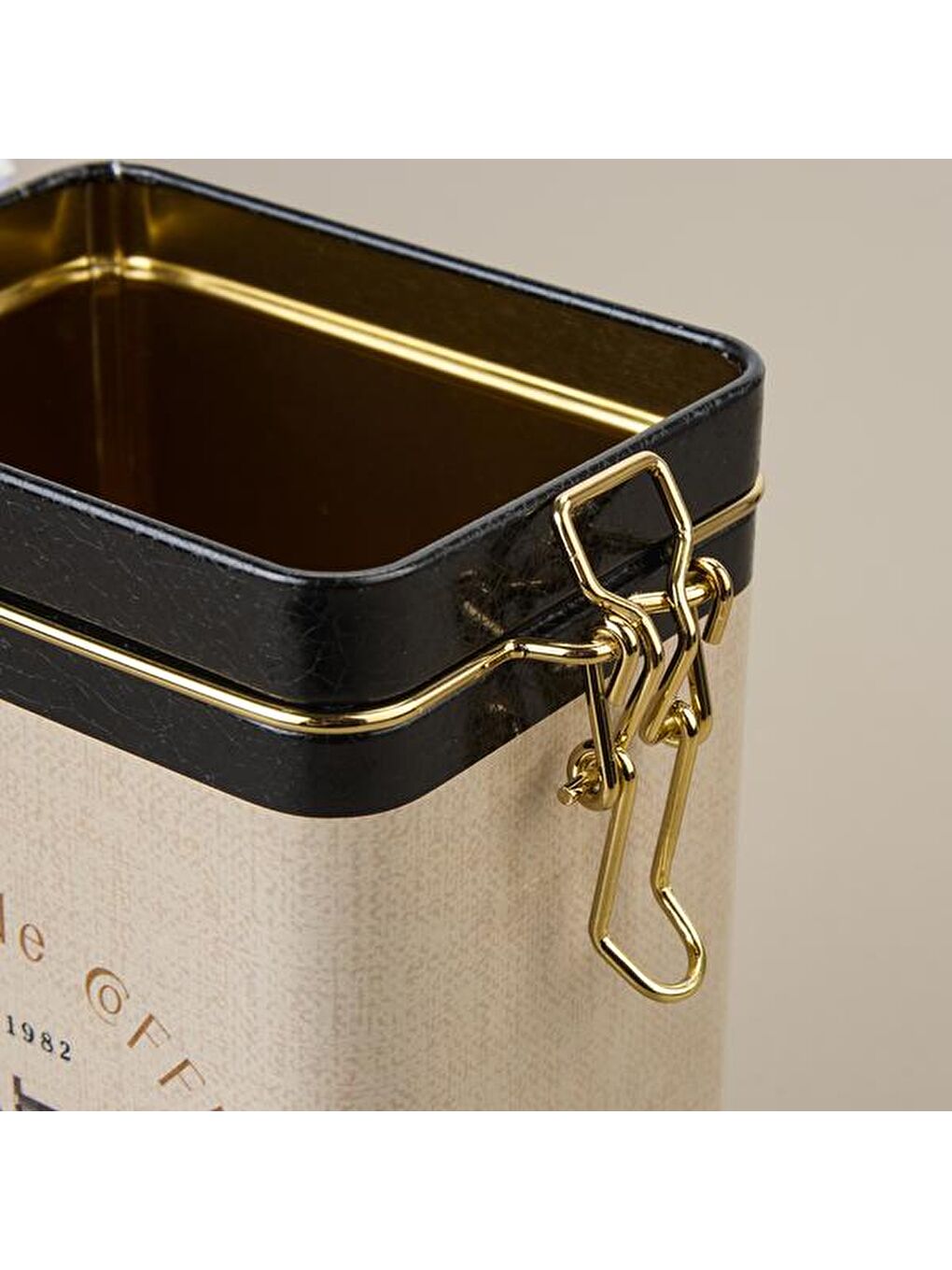 Karışık Azura Coffee Metal Saklama Kabı - Renkli - 7,5x10x15 cm-1