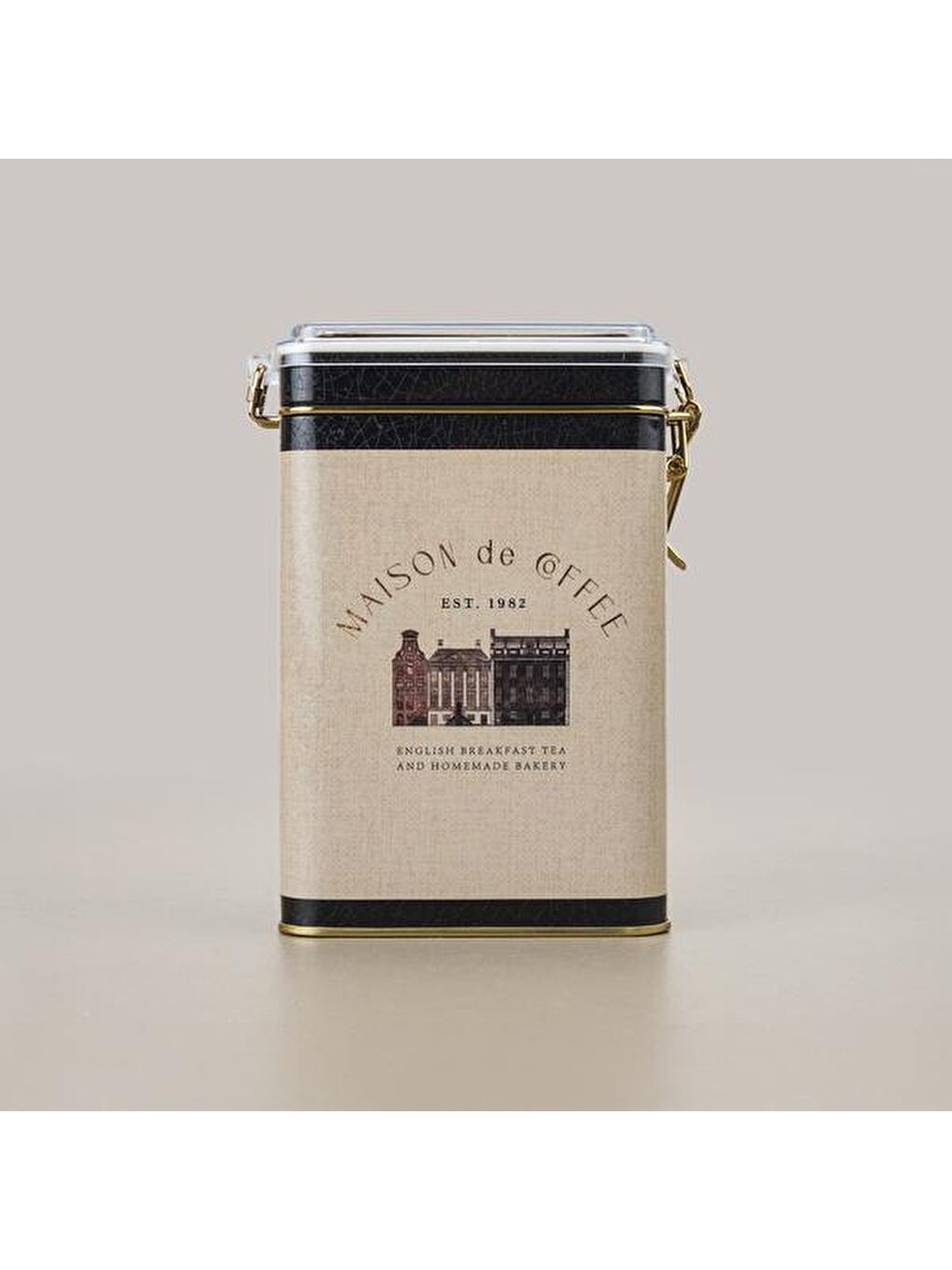 Karışık Azura Coffee Metal Saklama Kabı - Renkli - 7,5x10x15 cm-3