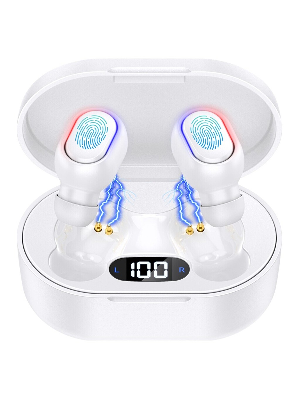 AUT114 Tws Bluetooth Kulaklık A8S - Ekran Göstergeli Kablosuz Ios ve Android Uyumlu