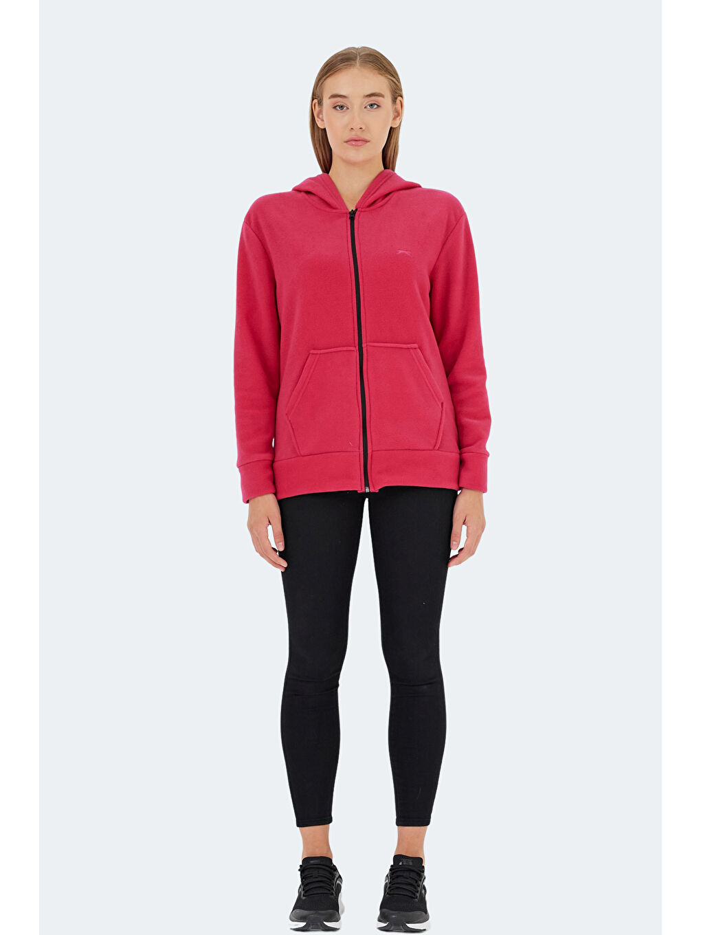 SOFAL I Kadın Polar Sweatshirt Fuşya-6