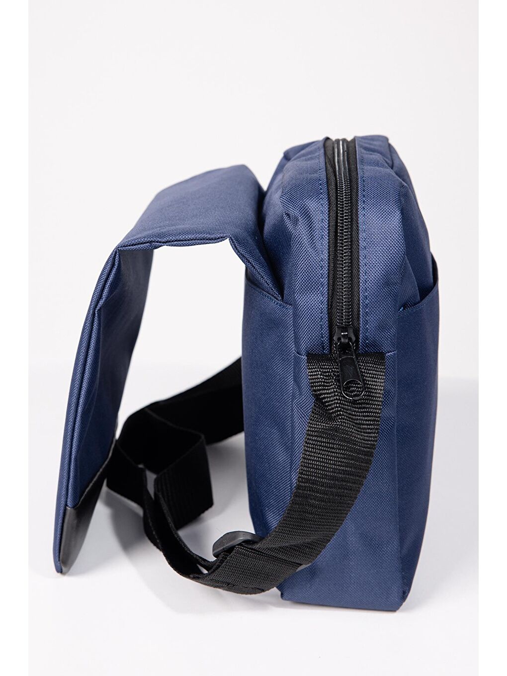 Unisex Ayarlanabilir Çapraz Askılı Lacivert Omuz Çantası-2