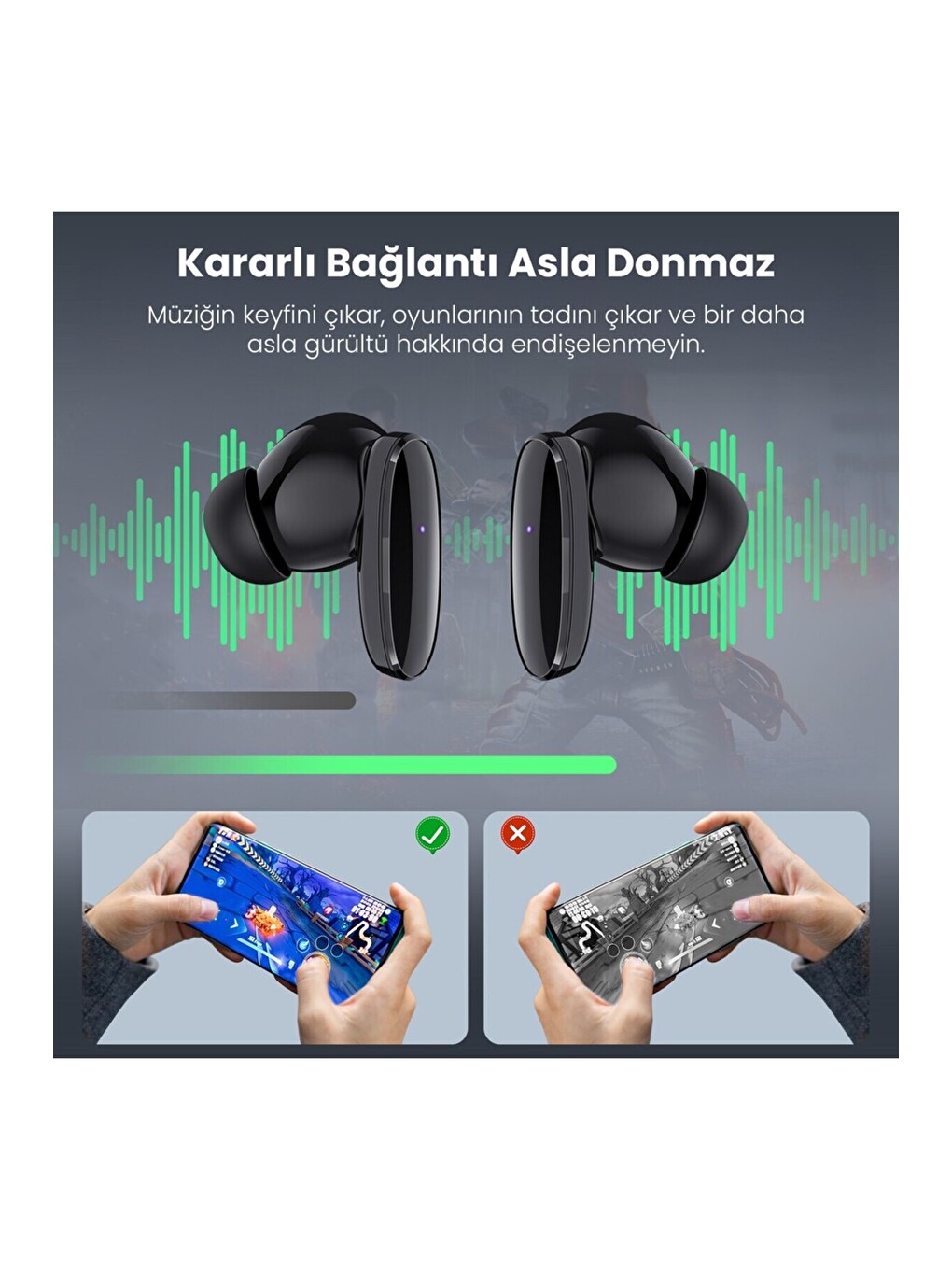 AUT205 Tws Bluetooth Kulaklık HT22 Kablosuz - Şarj Kutulu - Ios ve Android Uyumlu Stereo Ses-1