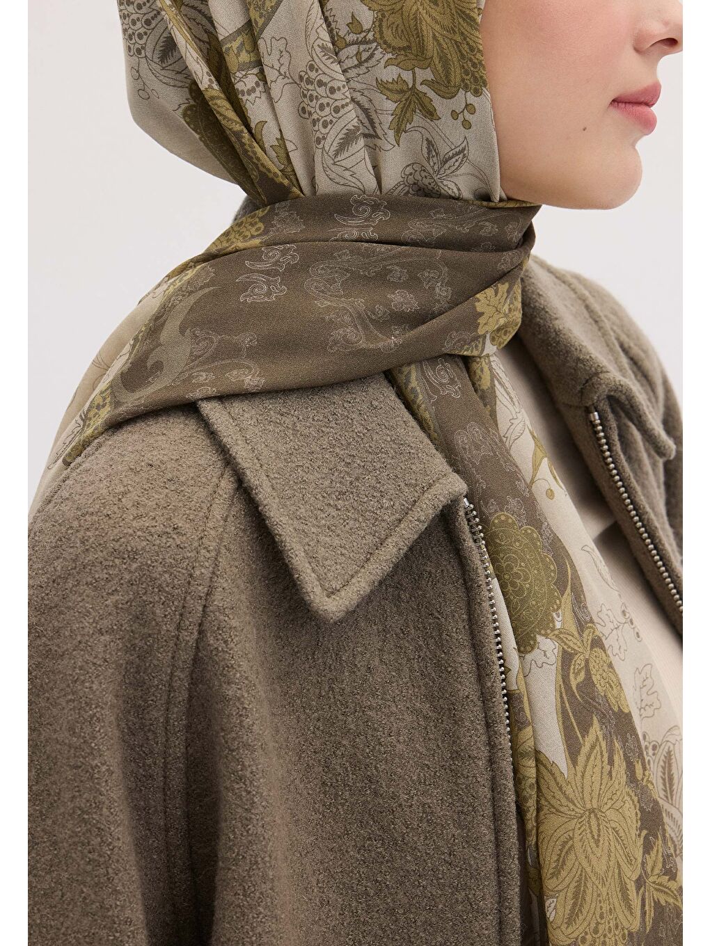 Sıenna Desen Şal Haki-3