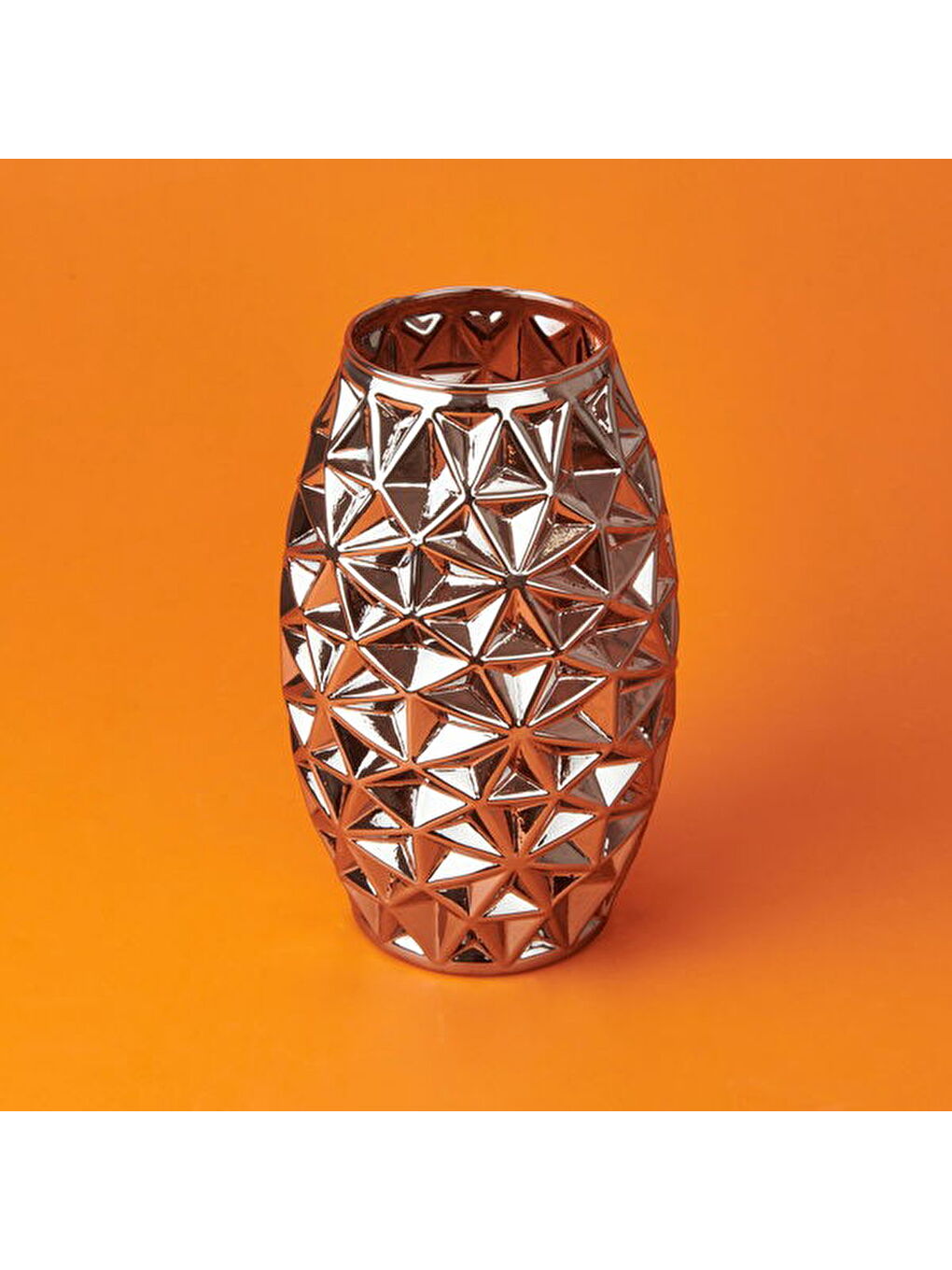 Gri Deco Safir Vazo - Gümüş - 26 cm-1