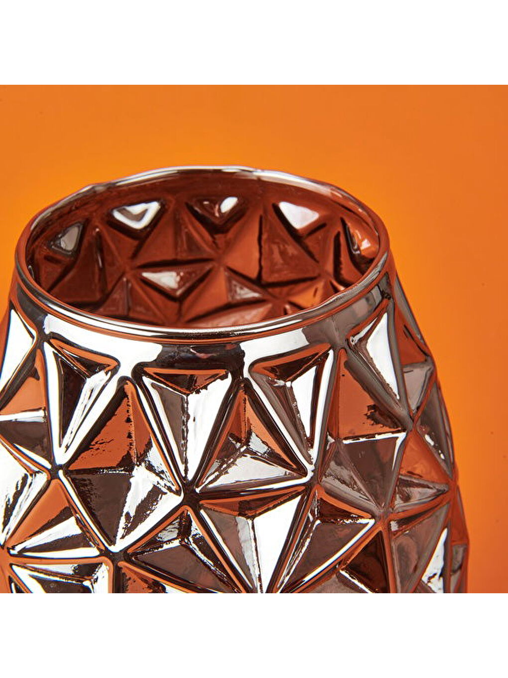 Gri Deco Safir Vazo - Gümüş - 26 cm-2