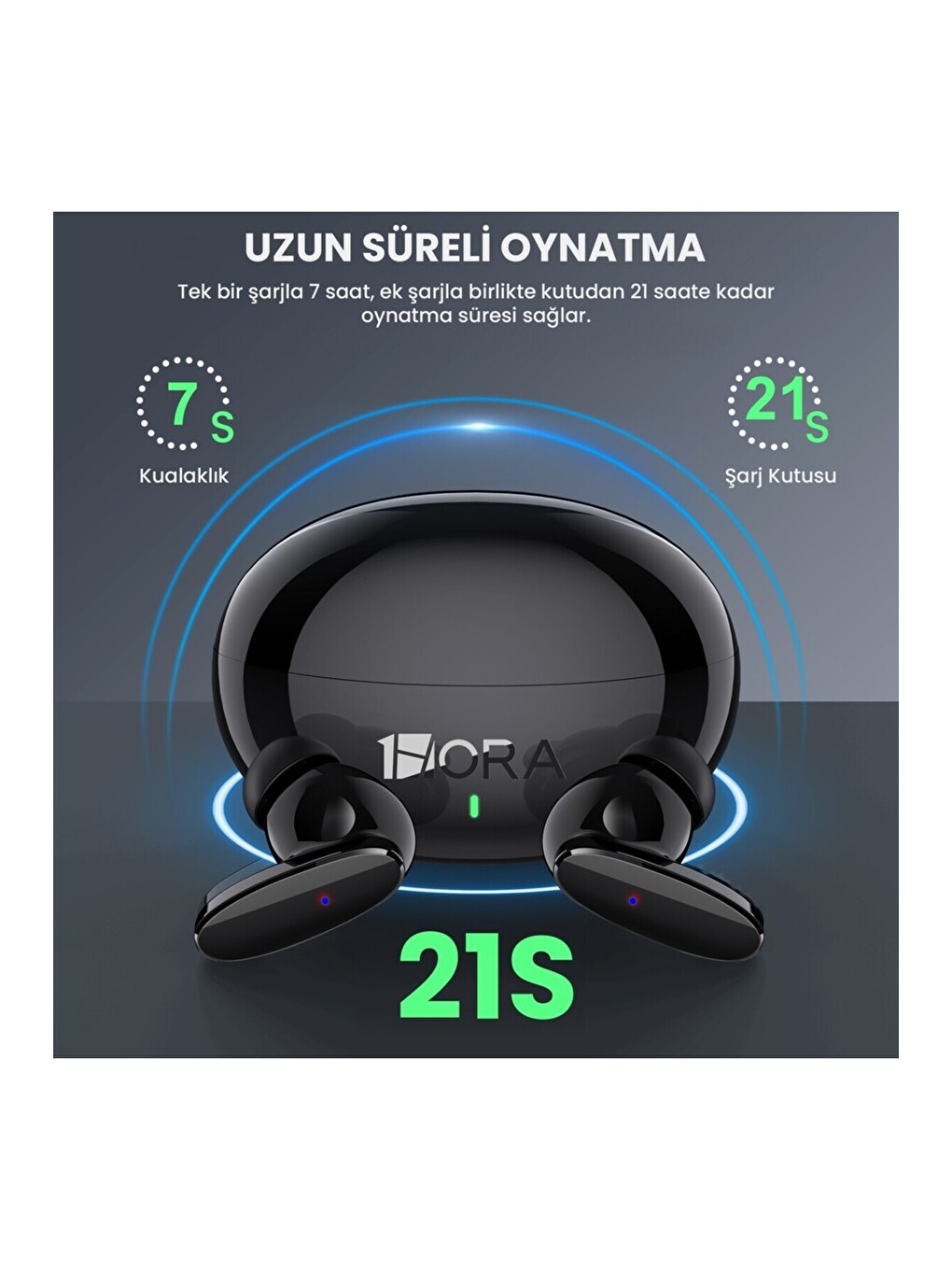 AUT205 Tws Bluetooth Kulaklık HT22 Kablosuz - Şarj Kutulu - Ios ve Android Uyumlu Stereo Ses-4