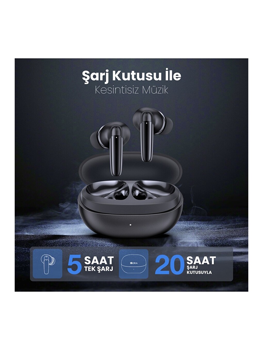 AUT207 Tws Bluetooth Kulaklık G161 Kablosuz - Şarj Kutulu - Ios ve Android Uyumlu - Black-3
