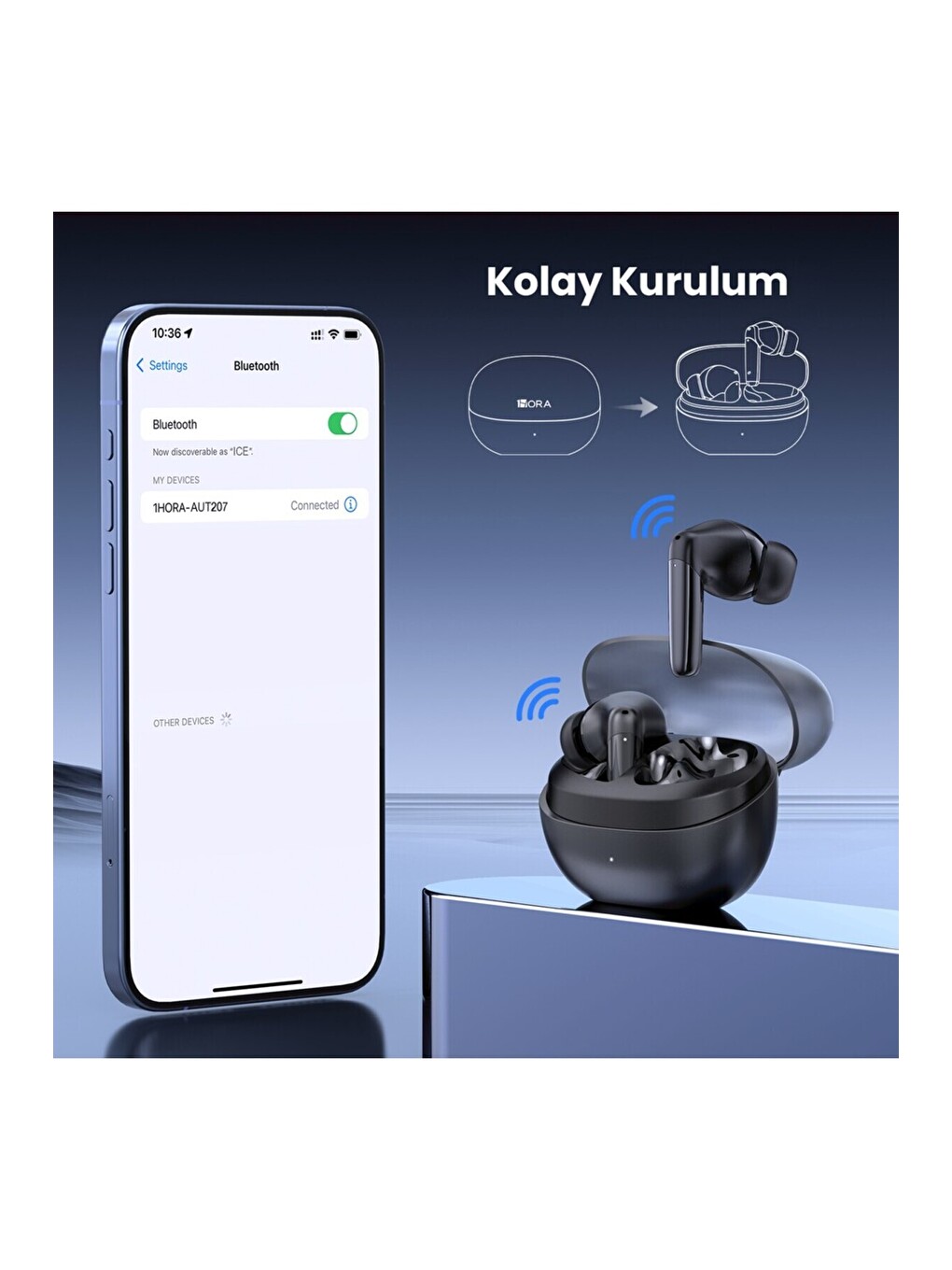 AUT207 Tws Bluetooth Kulaklık G161 Kablosuz - Şarj Kutulu - Ios ve Android Uyumlu - Black-5