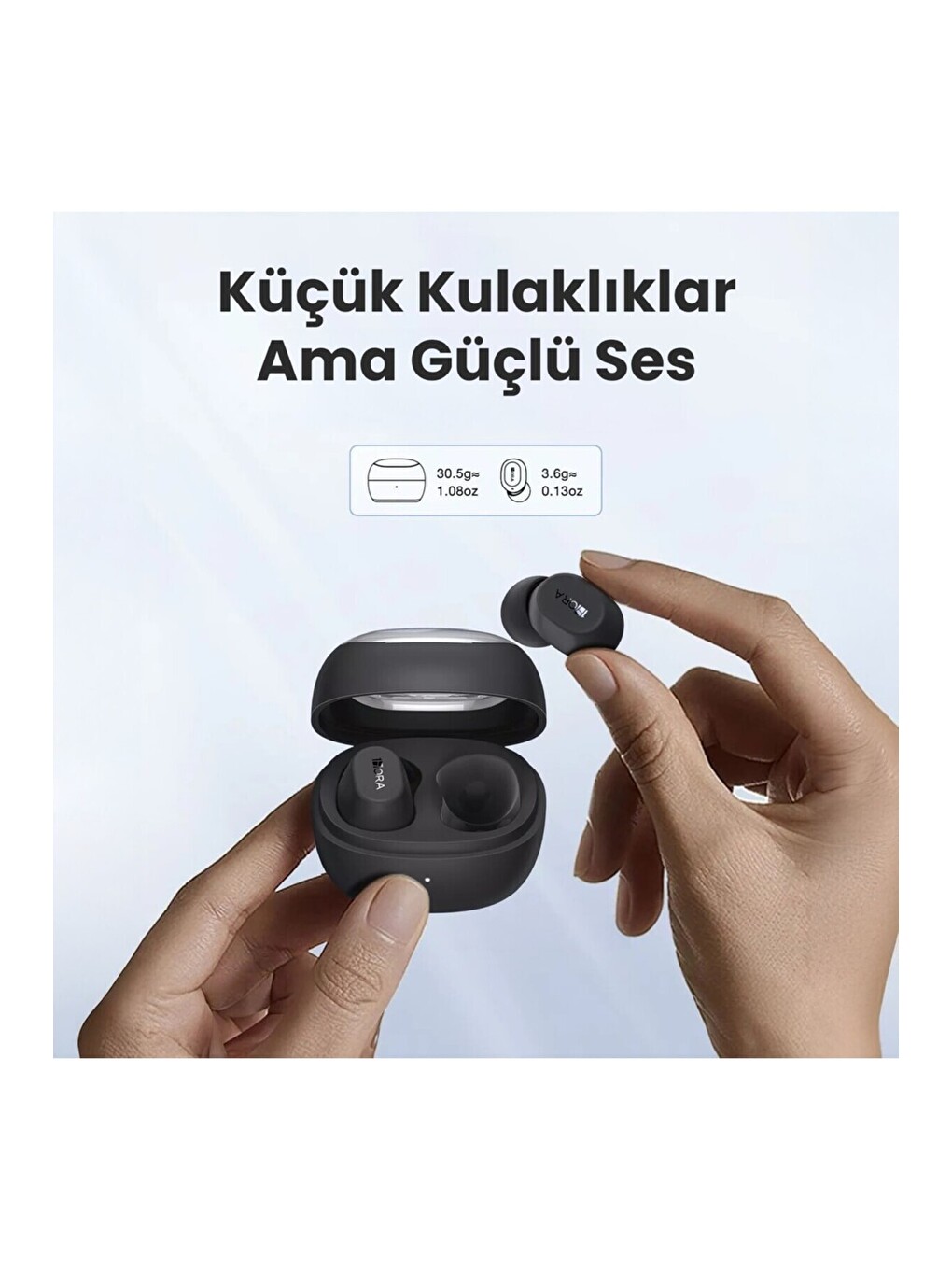 Tws Şeffaf Bluetooth Kulaklık - Kablosuz - Şarj Kutulu - Ios ve Android Uyumlu - Beyaz-1