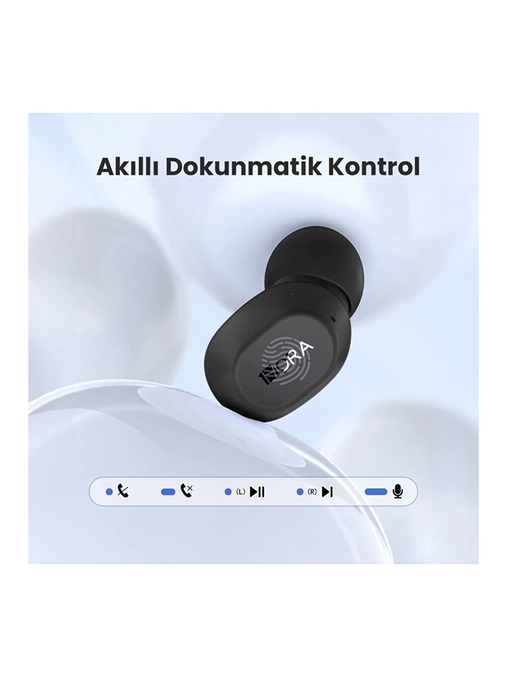 Tws Şeffaf Bluetooth Kulaklık - Kablosuz - Şarj Kutulu - Ios ve Android Uyumlu - Beyaz-3