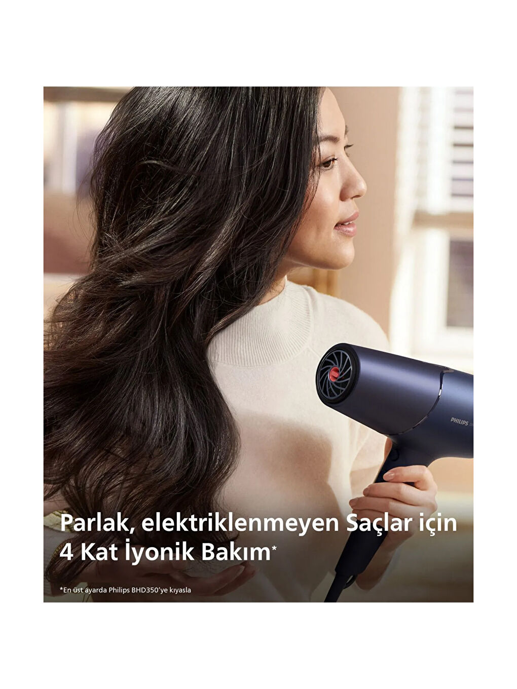 5000 Series BHD510/00 ThermoShield Saç Kurutma Makinesi - Lacivert - 2800 Watt-1