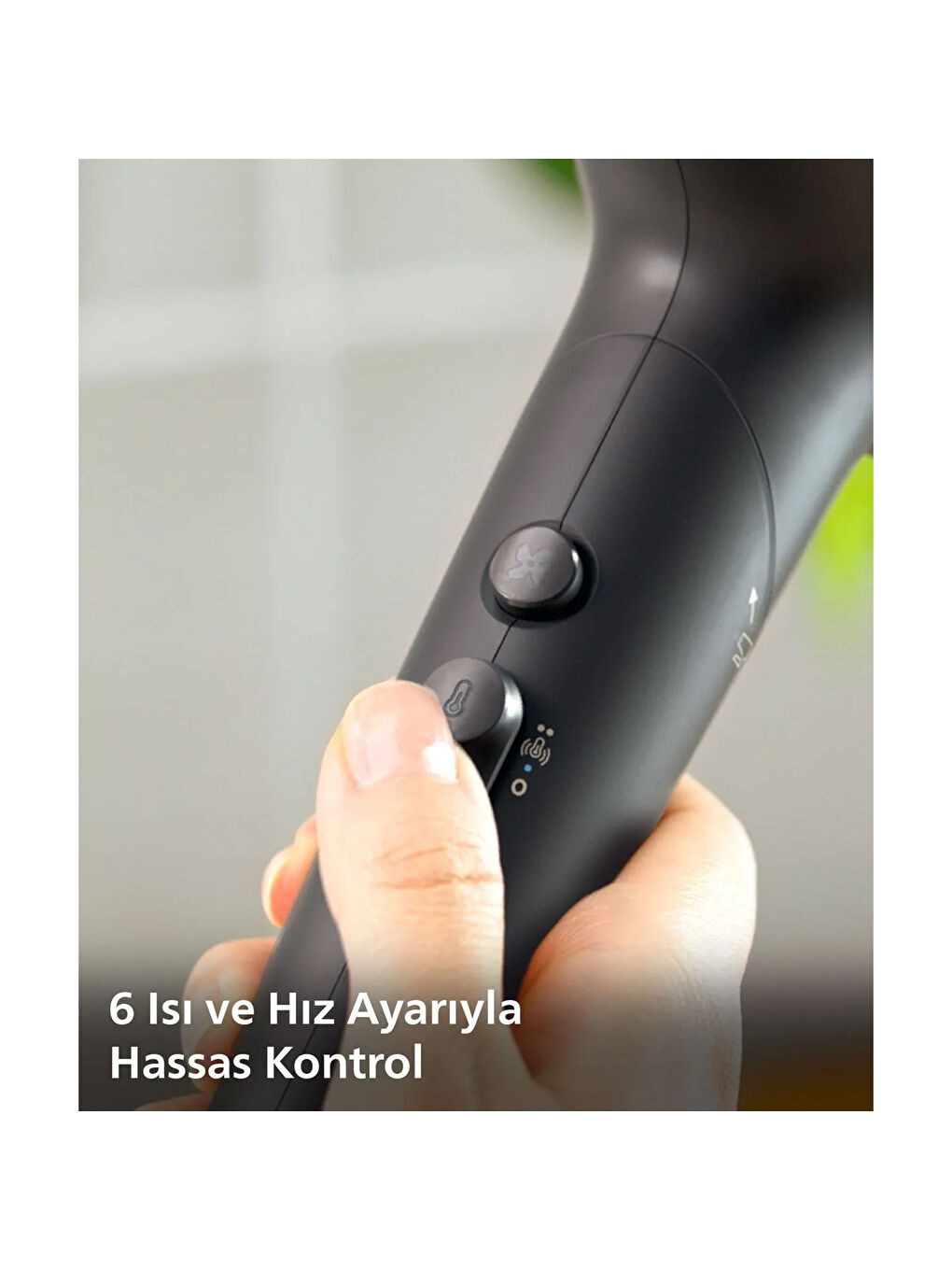 5000 Series BHD510/00 ThermoShield Saç Kurutma Makinesi - Lacivert - 2800 Watt-6