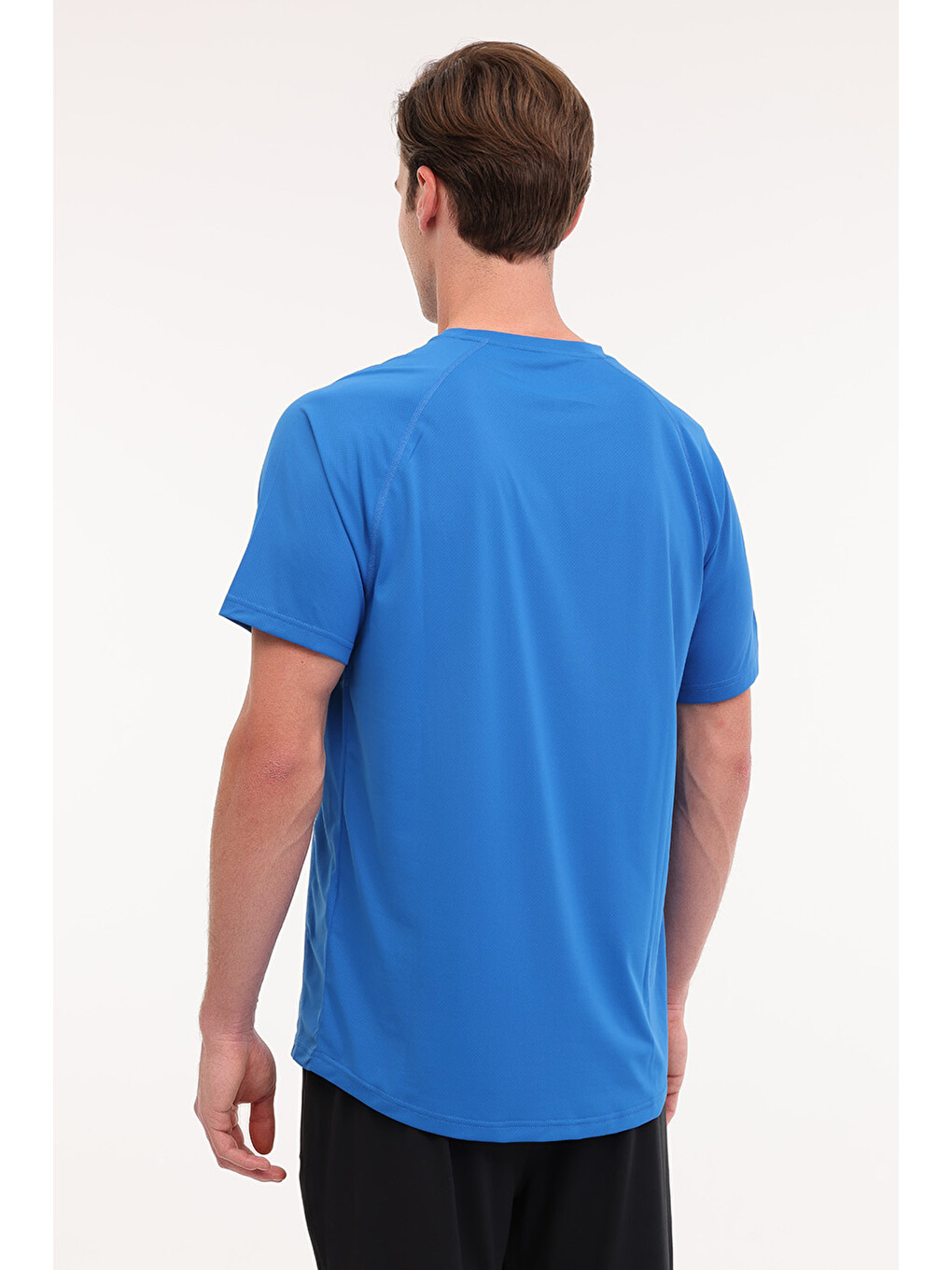 Mavi Kısa Kol T-shirt Erkek Saks Ml Kaı 11htprf-01-1