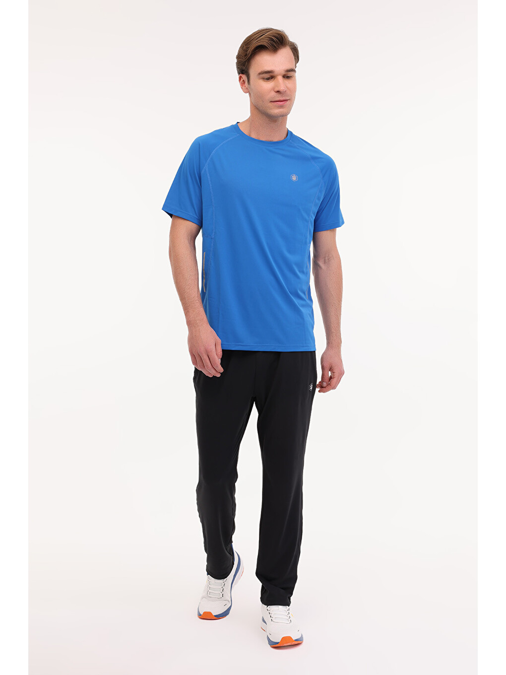 Mavi Kısa Kol T-shirt Erkek Saks Ml Kaı 11htprf-01-2
