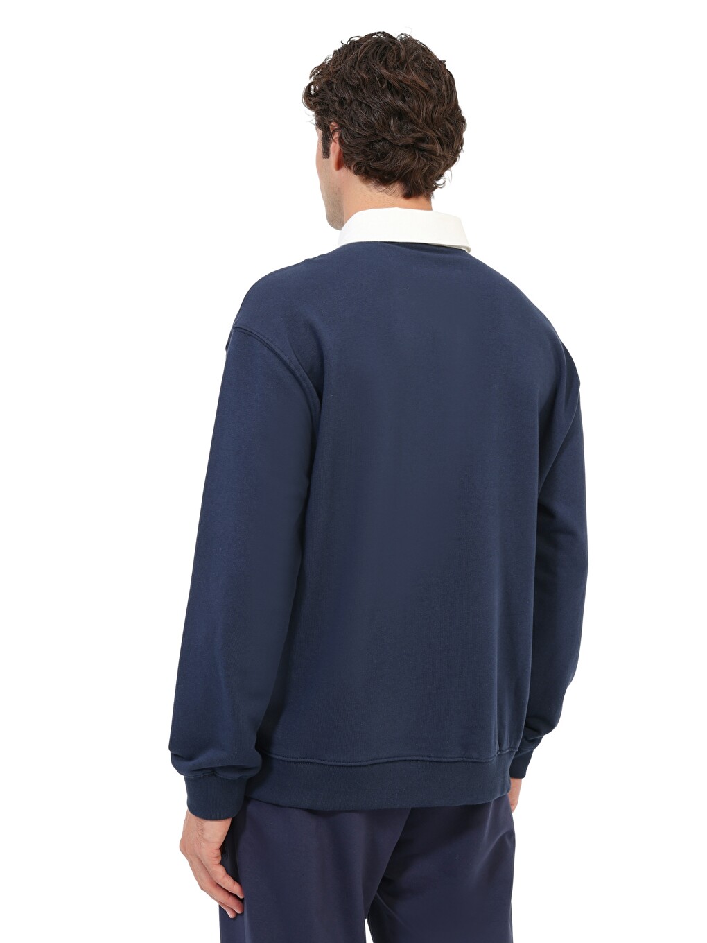 Ml Damy 16ıd110 Lacivert Erkek Sweatshirt-1