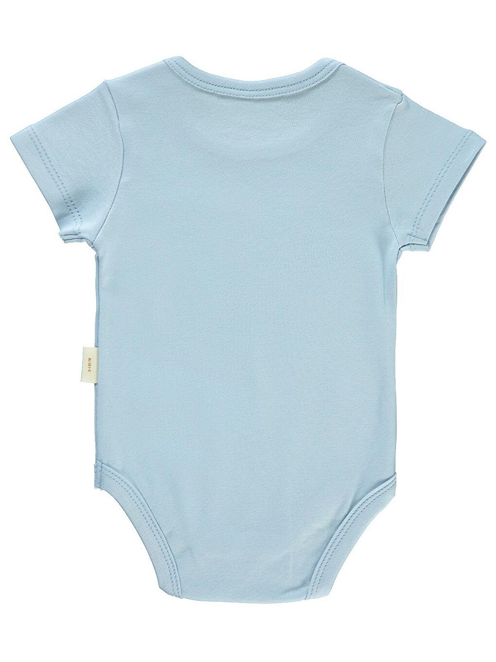 Civil Baby Bebek Organik Çıtçıtlı Badi 0-18 Ay Mavi - 2