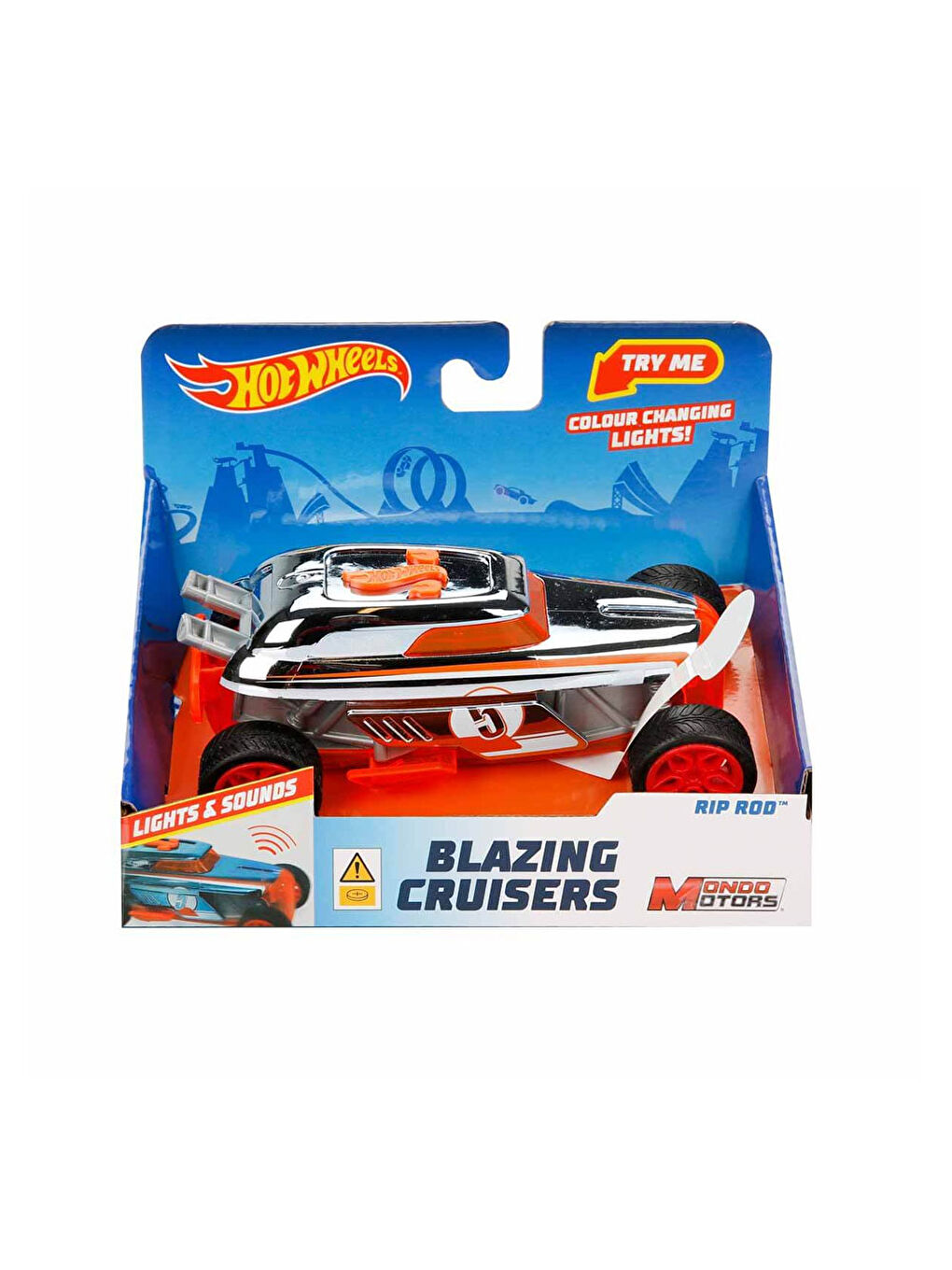 Hot Wheels Renksiz Sesli ve Işıklı Blazing Cruisers Araba S00051200 - 2