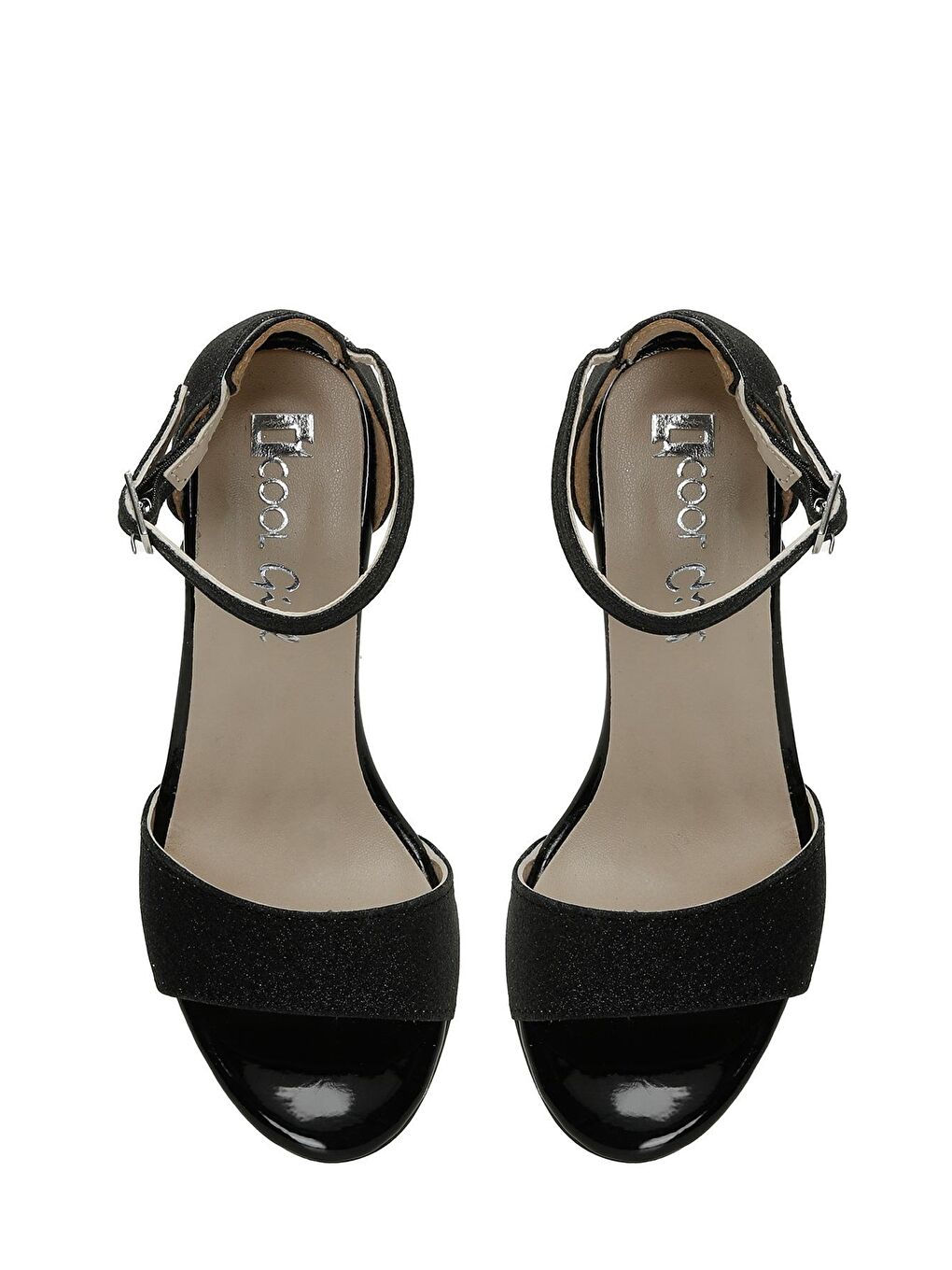 Siyah Kız Çocuk Sandalet-3