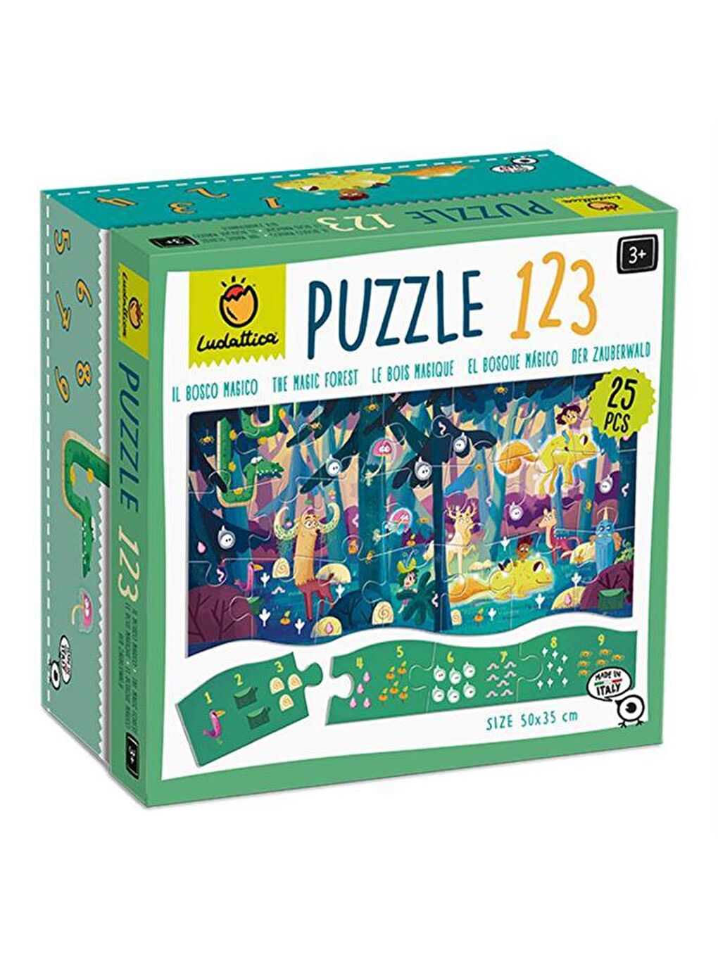 Ludattica Karışık The Secret Forest - Puzzle 123