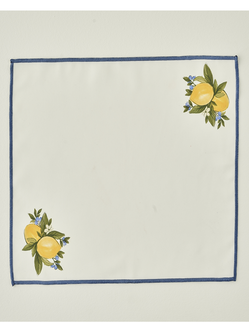 Limonlu Pamuklu Amerikan Servis Sarı (35x45 Cm)-1