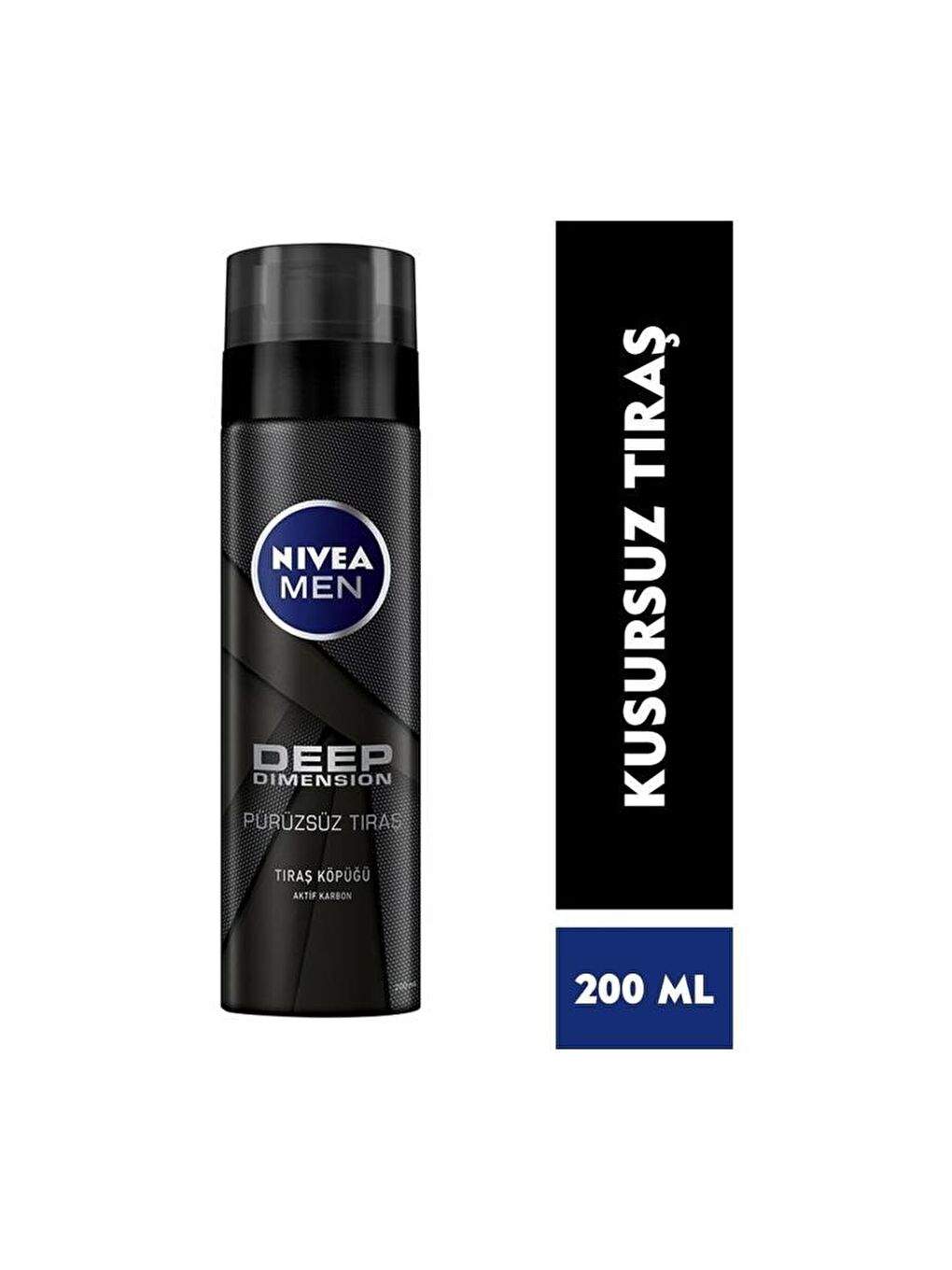 NIVEA Şeffaf Men Deep Dimension Erkek Kişisel Bakım Seti, Deodorant 150 ml, Tıraş Jeli 200 ml Ve Yüz&Sakal Jeli - 2