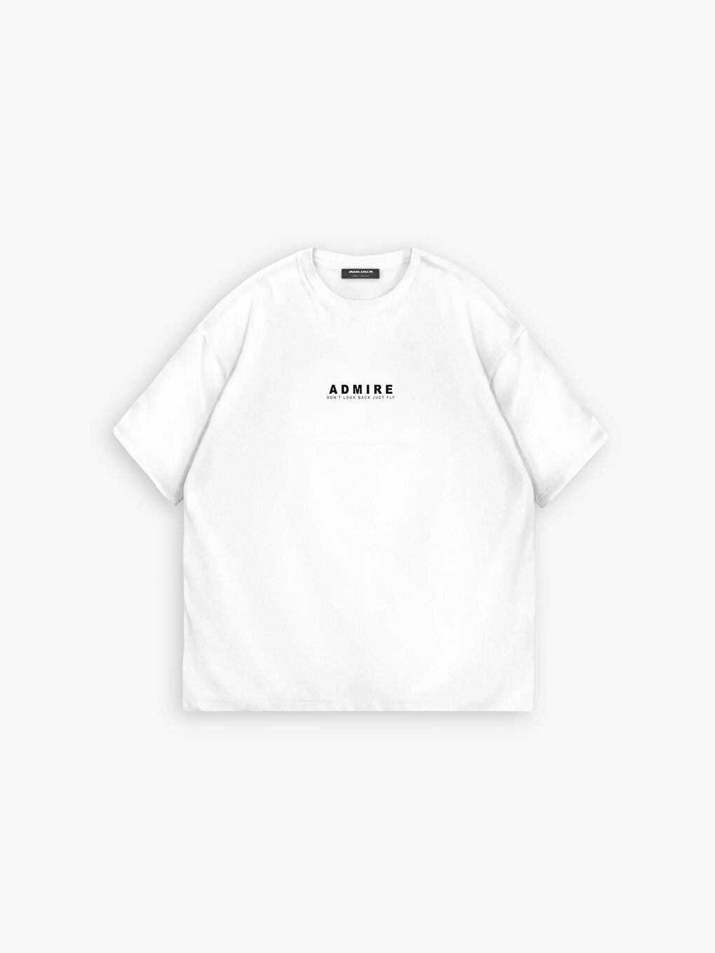 ablukaonline Erkek Dokulu Ve Baskılı Oversize T-Shirt Ekru