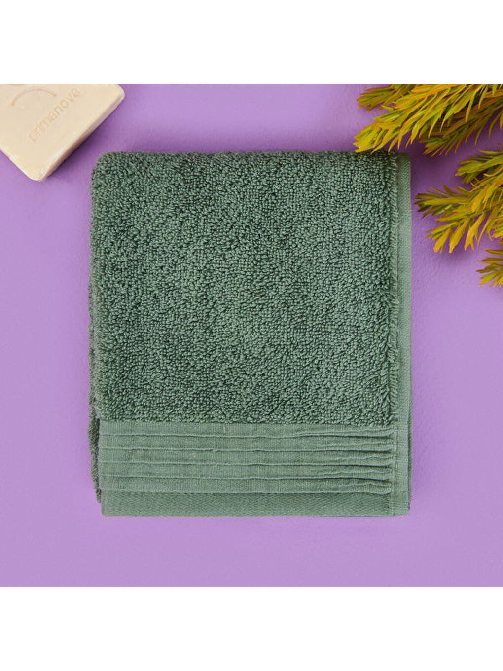 Soft Premium El Havlusu - Haki - 30x50 cm