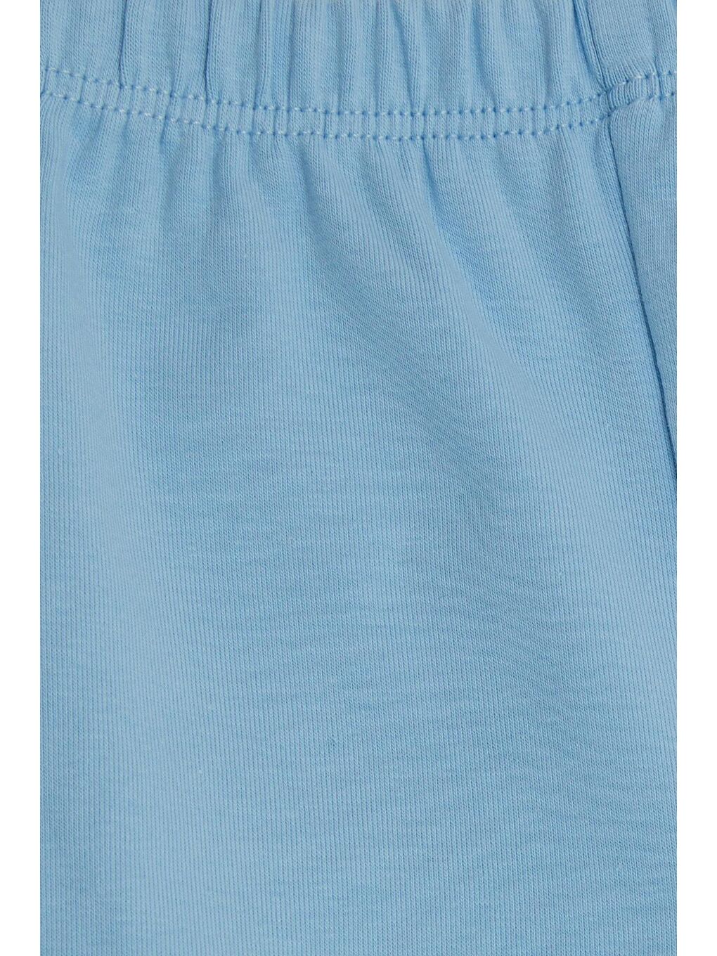 Erkek Bebek Hastane Çıkışı 5 li Doğa Temalı Bulut Desenli Beyaz (0-3 Ay)-5