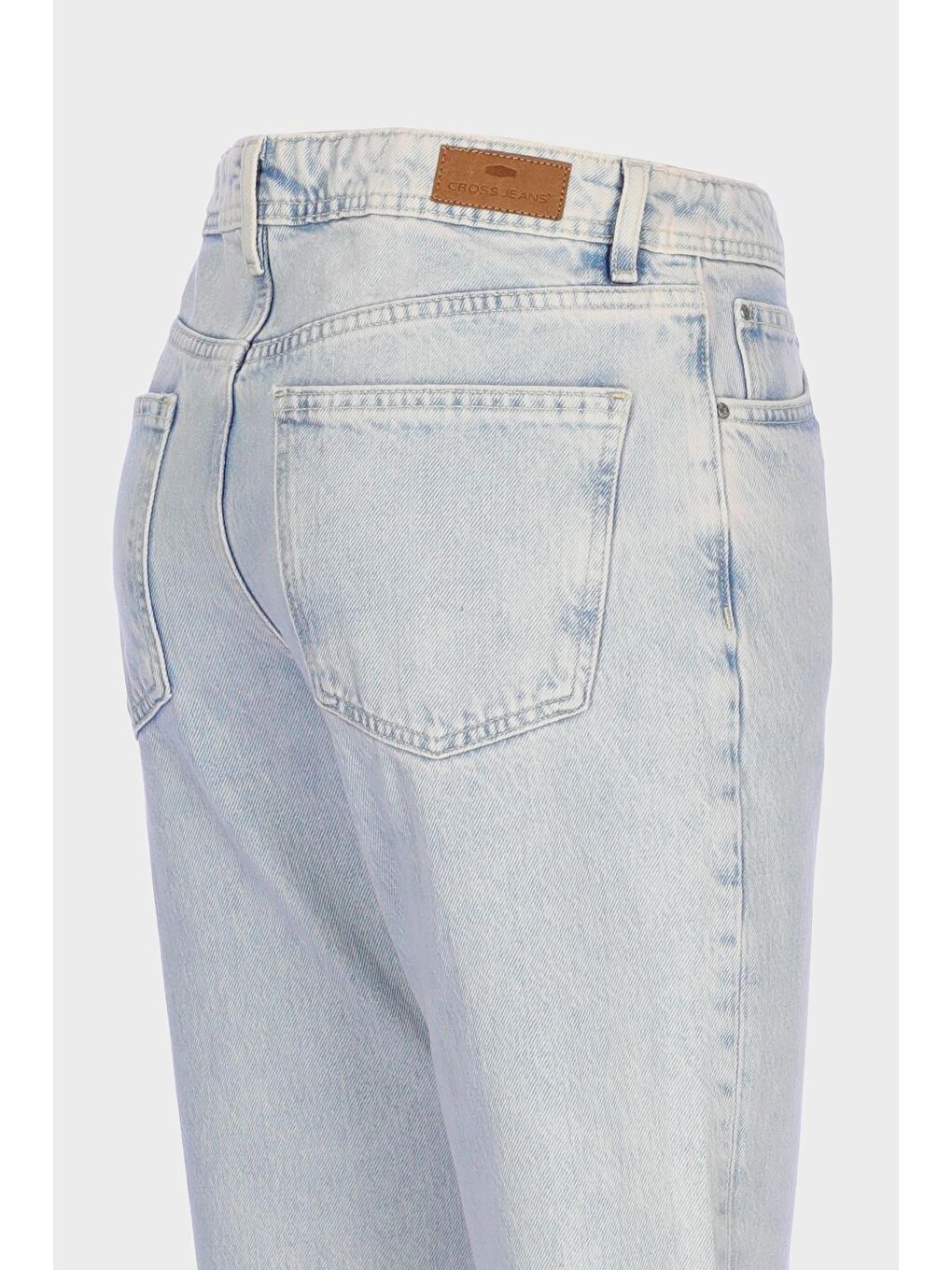 Açık Mavi Normal Bel Relax Bootcut Fit Jean Pantolon C 4809-009-2