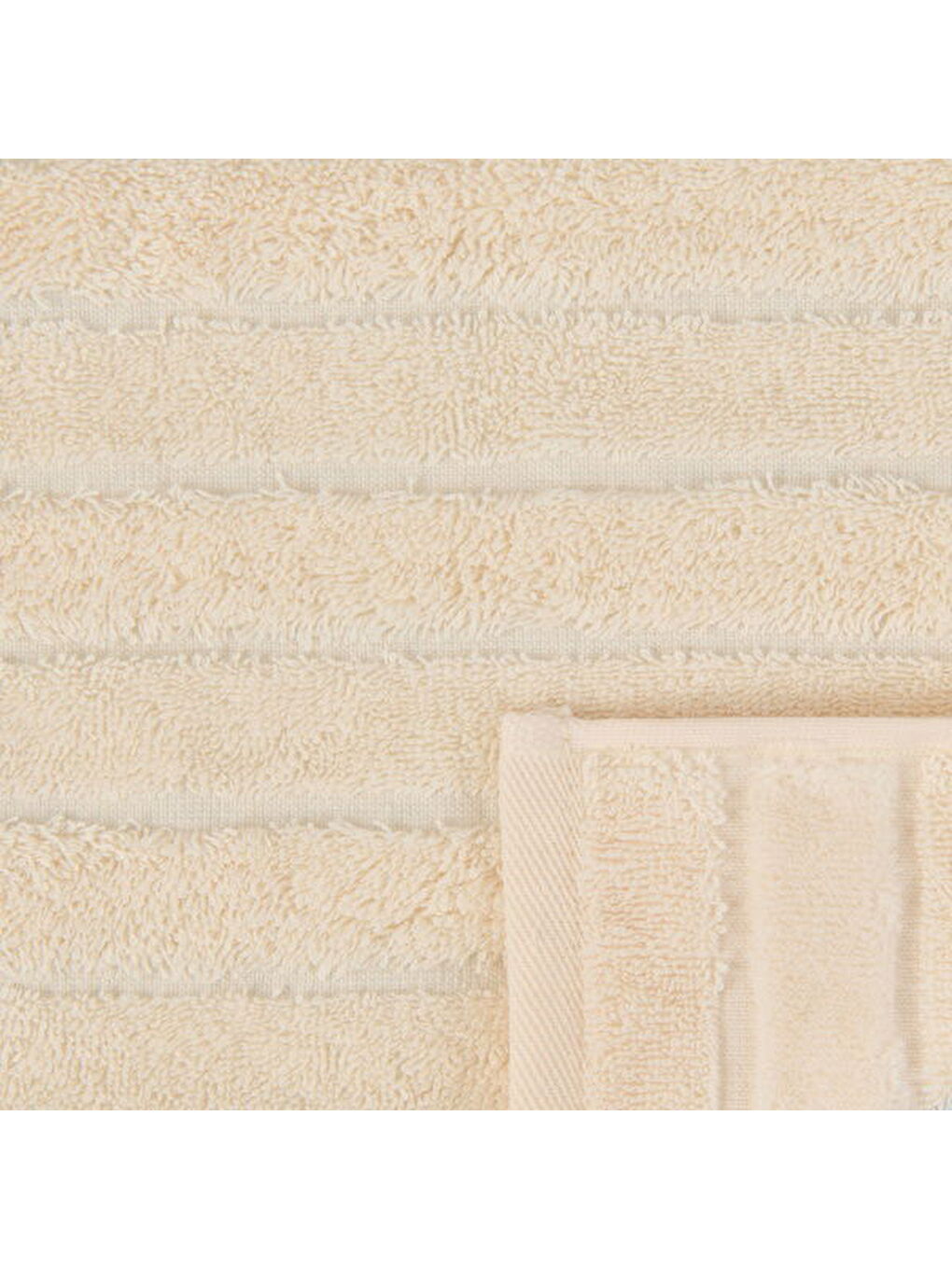 Soft Kadife El Havlusu - Ekru - 30x50 cm-2